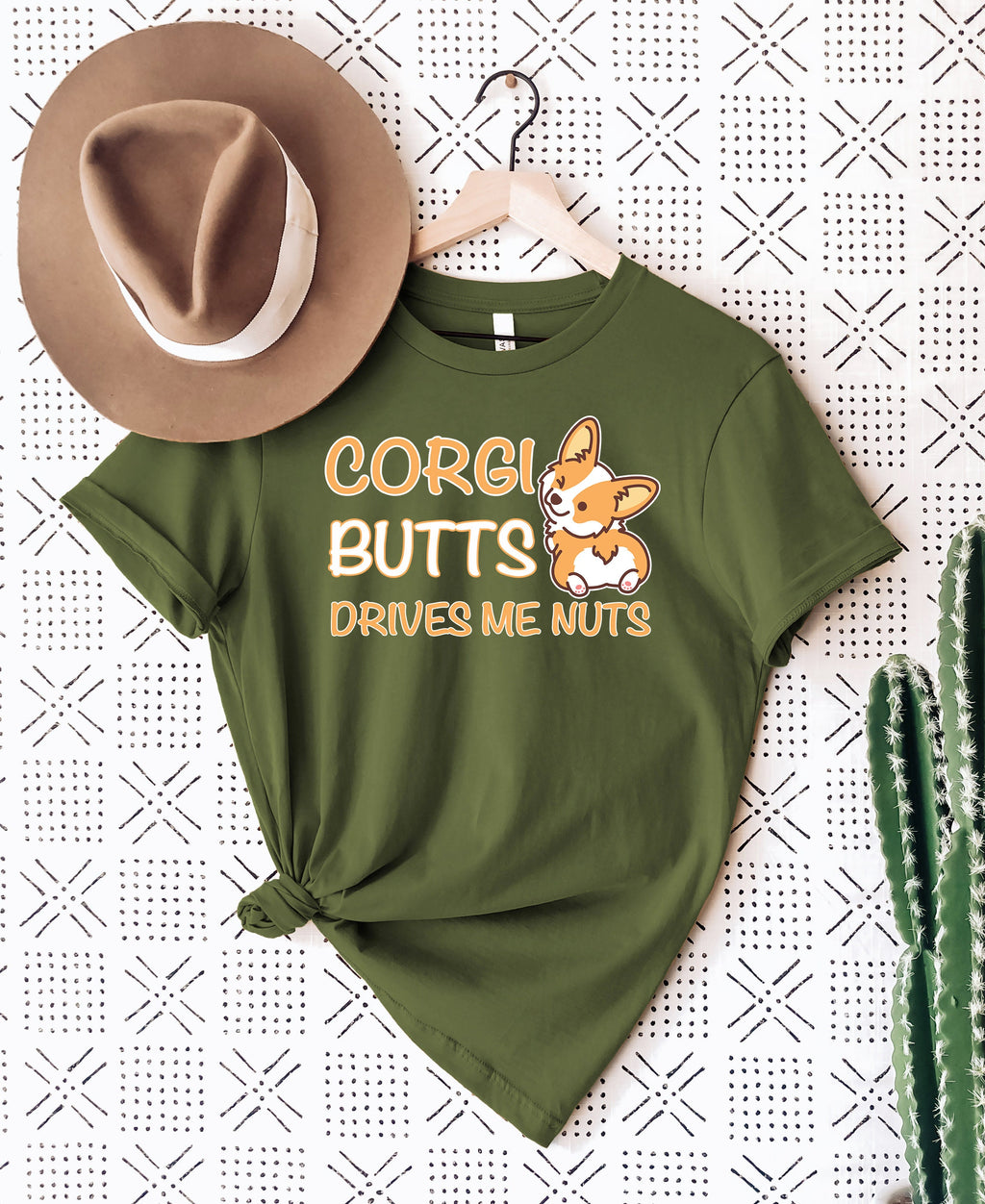 Corgi Butts Drive Me Nuts T-Shirt | Cute Corgi Clothing for Dog Lover | I Love Corgis Shirt