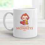 I Just Really Like Monkeys Ok? Mug | I Love Monkeys Mug | Cute Monkey Mug | Animal Lover Mug