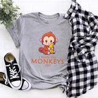 I Just Really Like Monkeys Ok? T-Shirt | I Love Monkeys Shirt | Cute Monkey Tee | Animal Lover Shirt