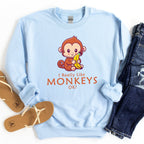 I Just Really Like Monkeys Ok? Sweatshirt | Animal Lover Hoodie
