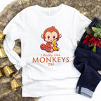I Just Really Like Monkeys Ok? Sweatshirt | Animal Lover Hoodie