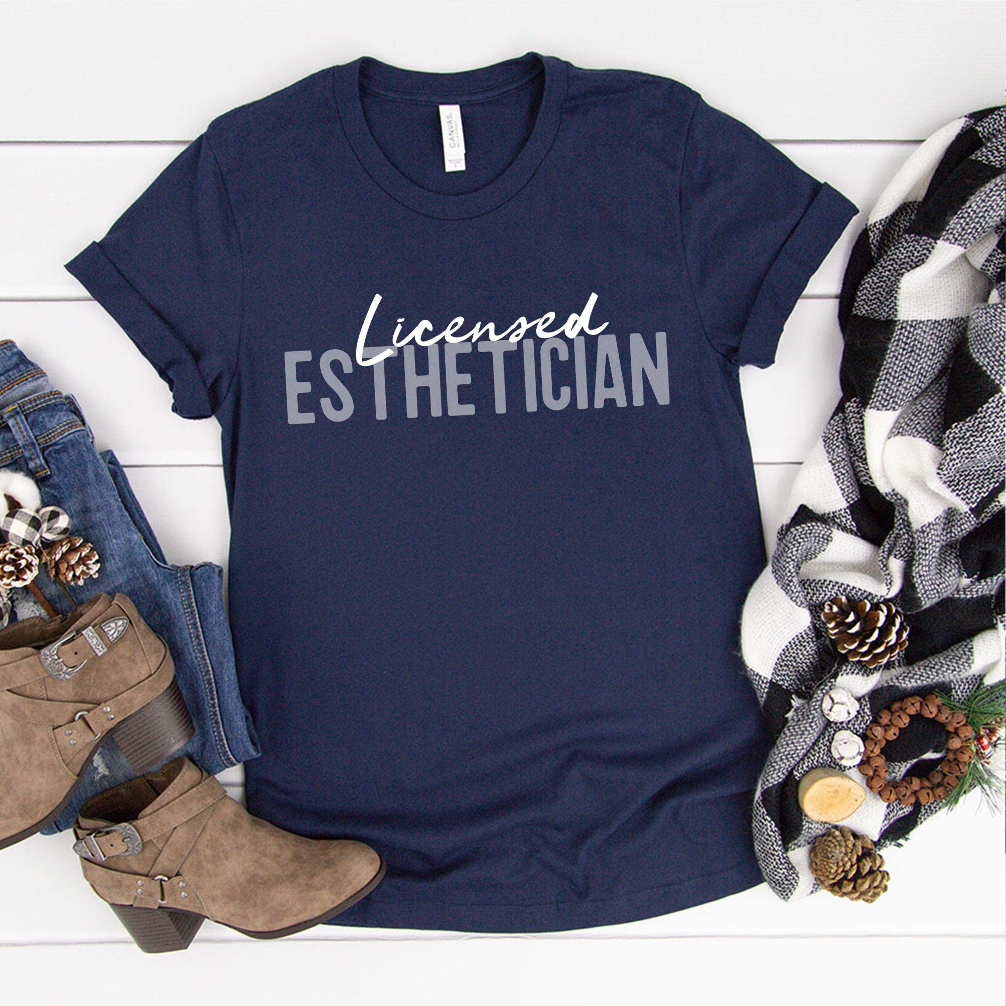 Esthetician Shirt | Licensed Skin Care LE T-Shirt | Makeup Artist Tee | Beauty Skincare Shirt | Cosmetologist Shirt | Cosmetology Beautician