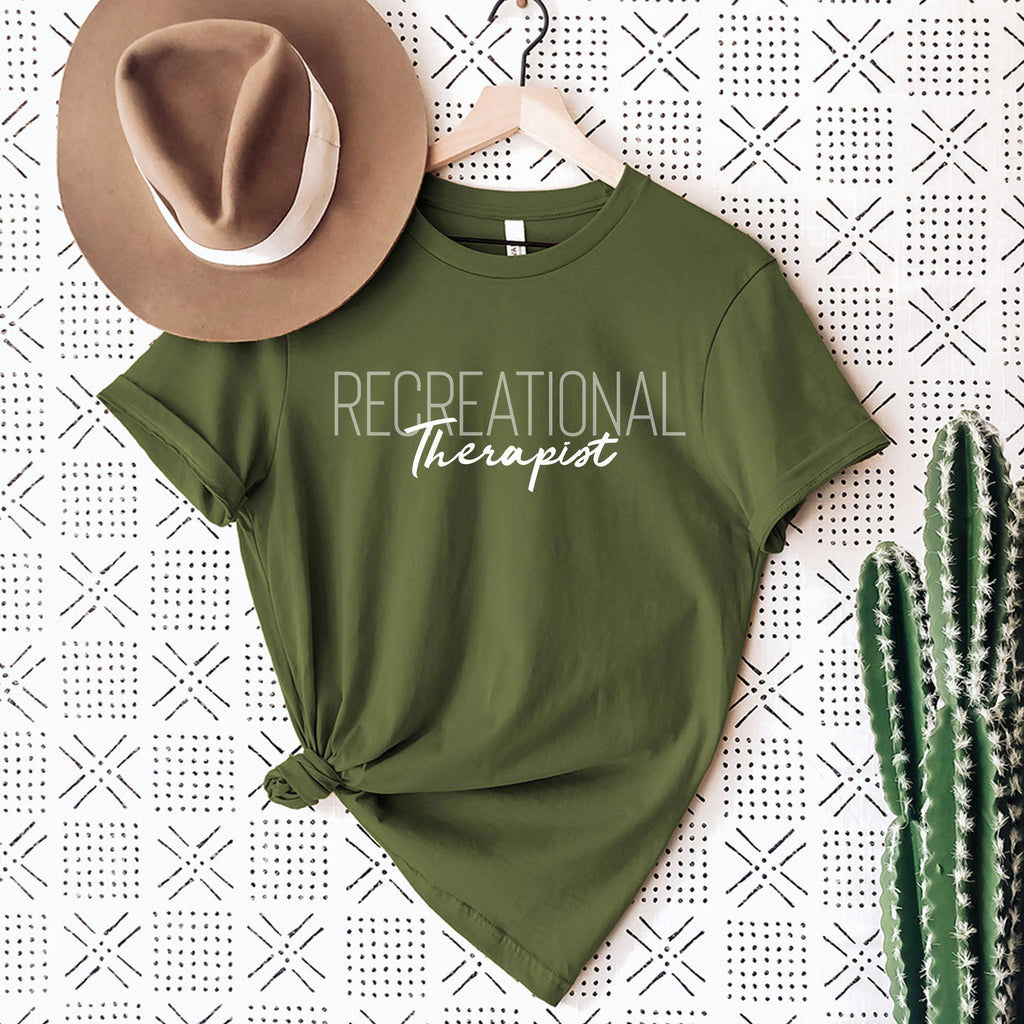 Recreational Therapist Shirt | Recreation Therapy Tshirt | Therapeutic RT Tee | Recreation Certified Sweatshirt | Specialist CTRS RT