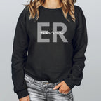 ER Nurse Sweatshirt | Emergency Room Nurse Sweater | Nursing School Hoodie | Registered Nurse Long Sleeve | Emergency Room Nurse | ICU Nurse