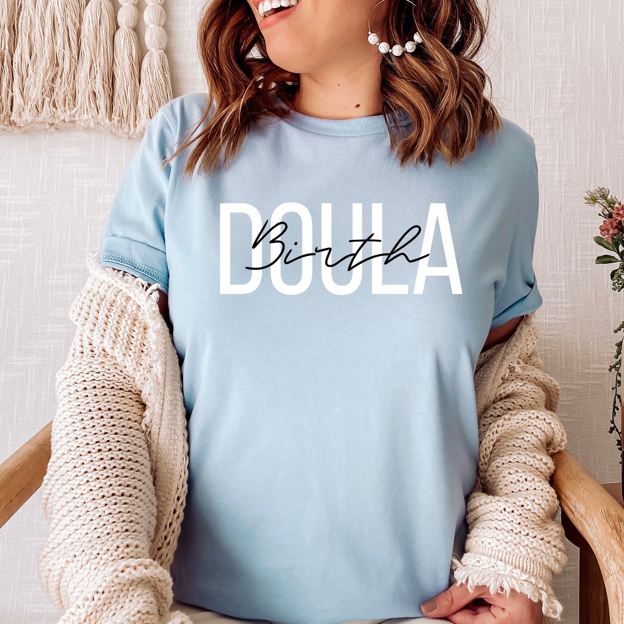 Doula Birth Shirt, Let's Doula This T-Shirt, Midwife Life Tee, Midwife Student Sweater, Birth Happens Doula Help Sweatshirt