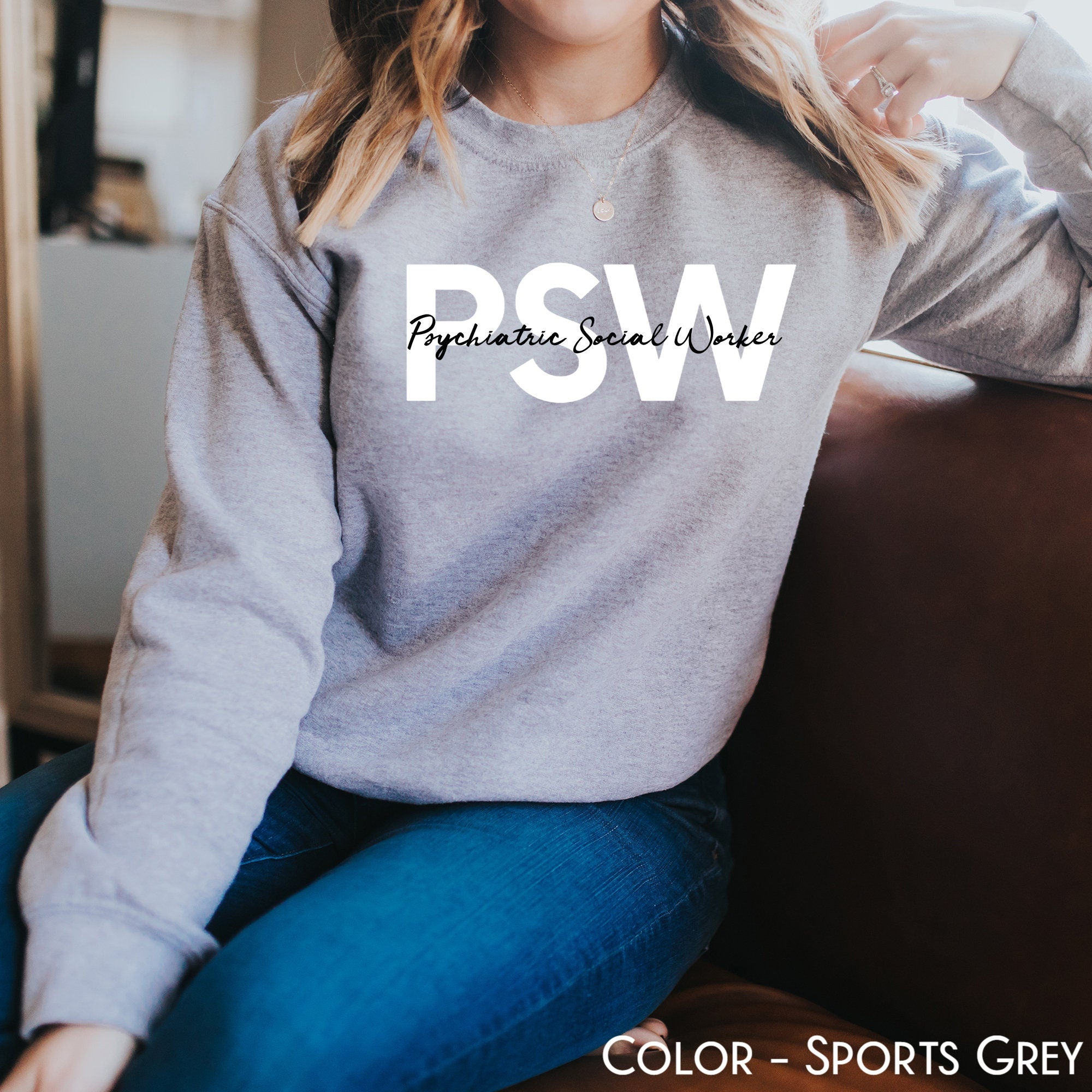 Psychiatric Social Worker Sweatshirt | Social Worker Graduate Shirt | Social Worker Squad Sweater | Shirt for Social Worker Graduation