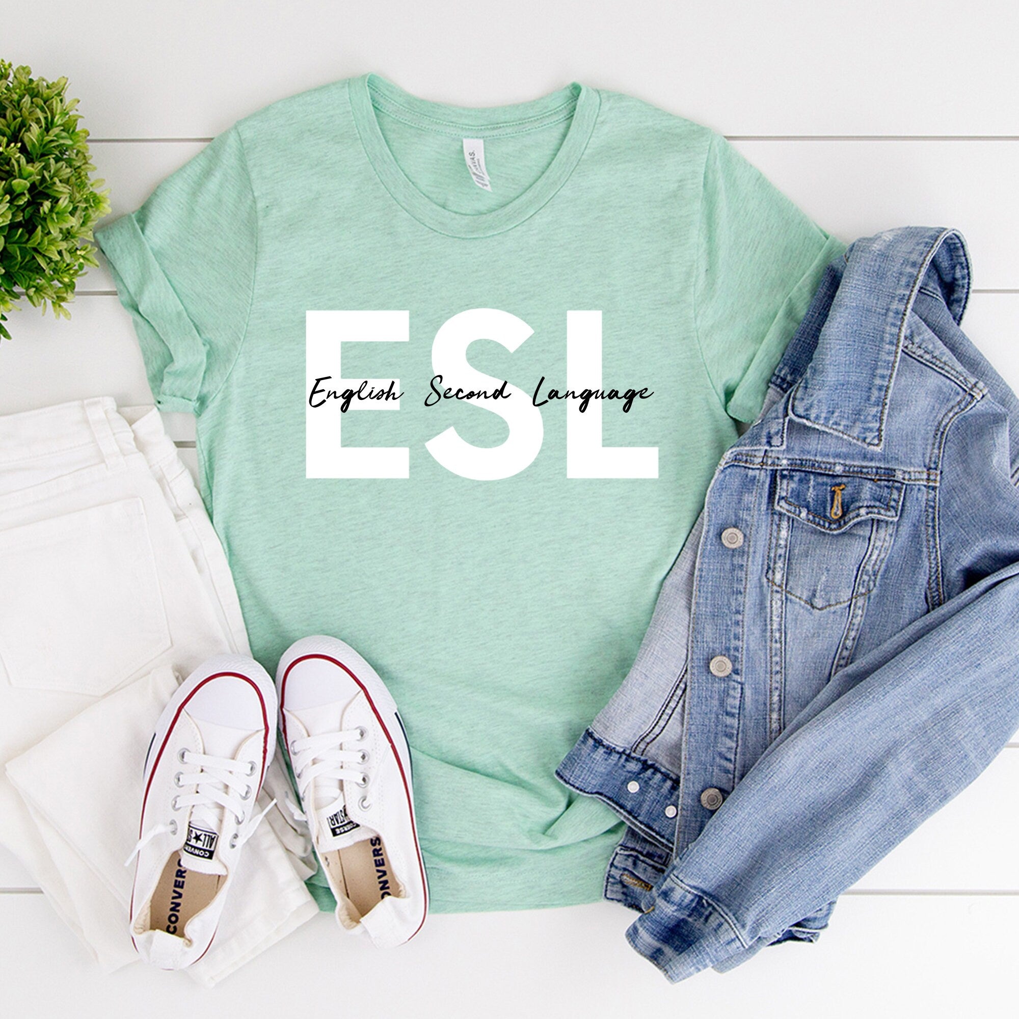 English Second Language Shirt, ESL T-Shirt, Elementary Teacher Sweatshirt, Bilingual Spanish Shirt, English Teacher Sweater