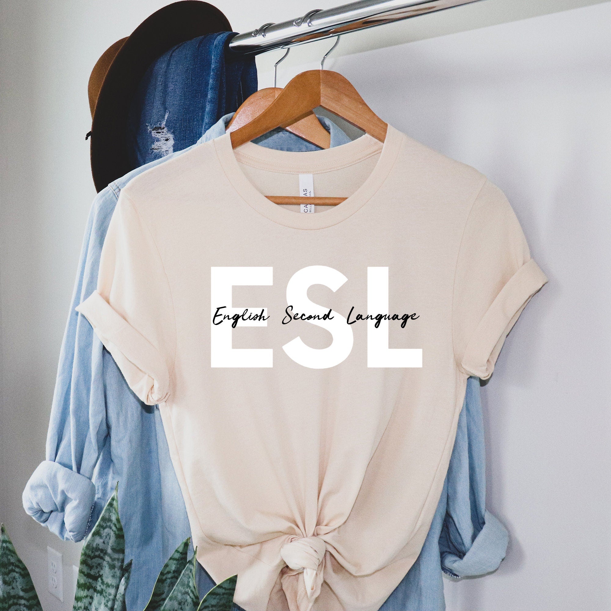 English Second Language Shirt, ESL T-Shirt, Elementary Teacher Sweatshirt, Bilingual Spanish Shirt, English Teacher Sweater