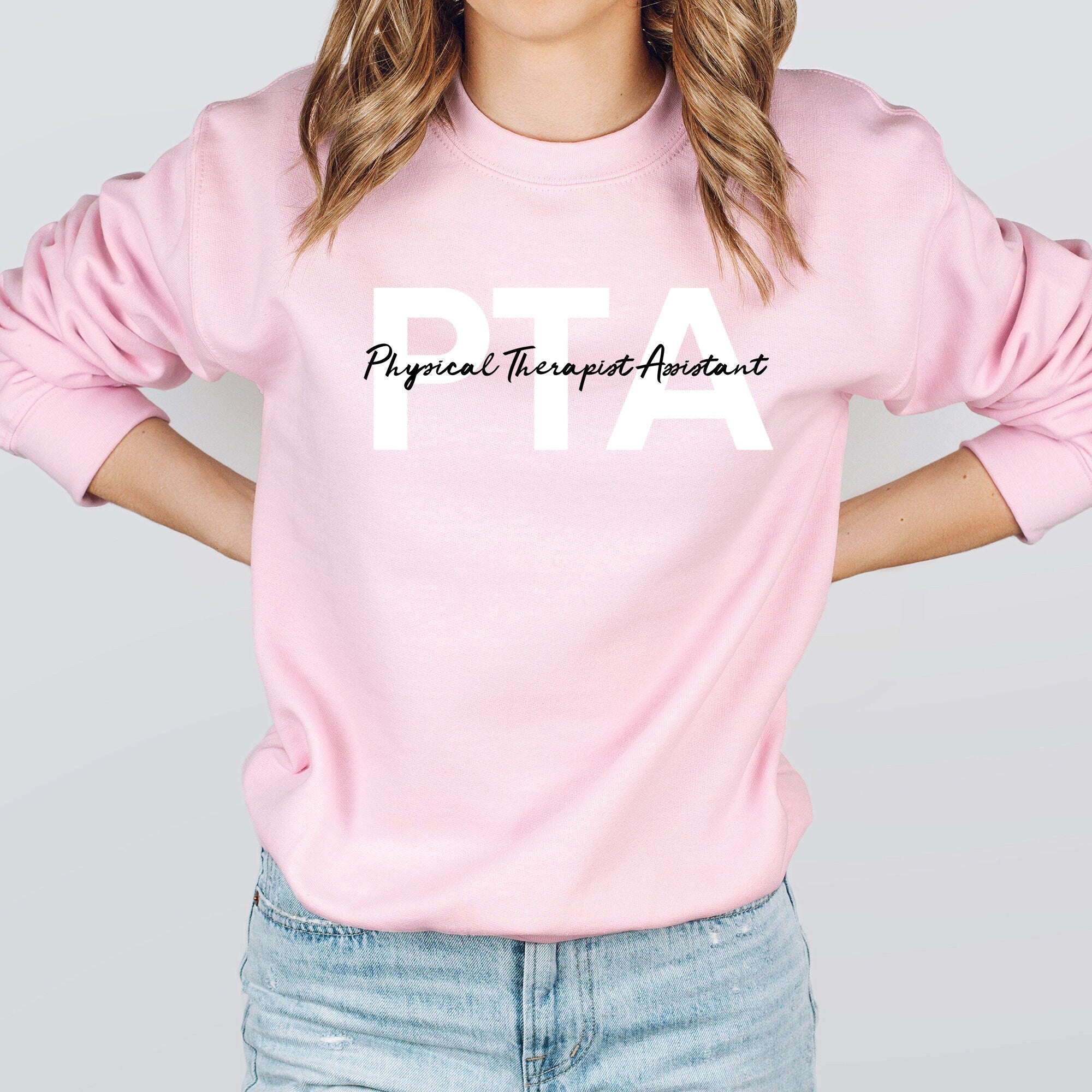Physical Therapist Assistant Sweatshirt | PTA Sweater | Therapist Student Shirt | Physiotherapy T-Shirt | PTT Shirt | Therapy Shirt