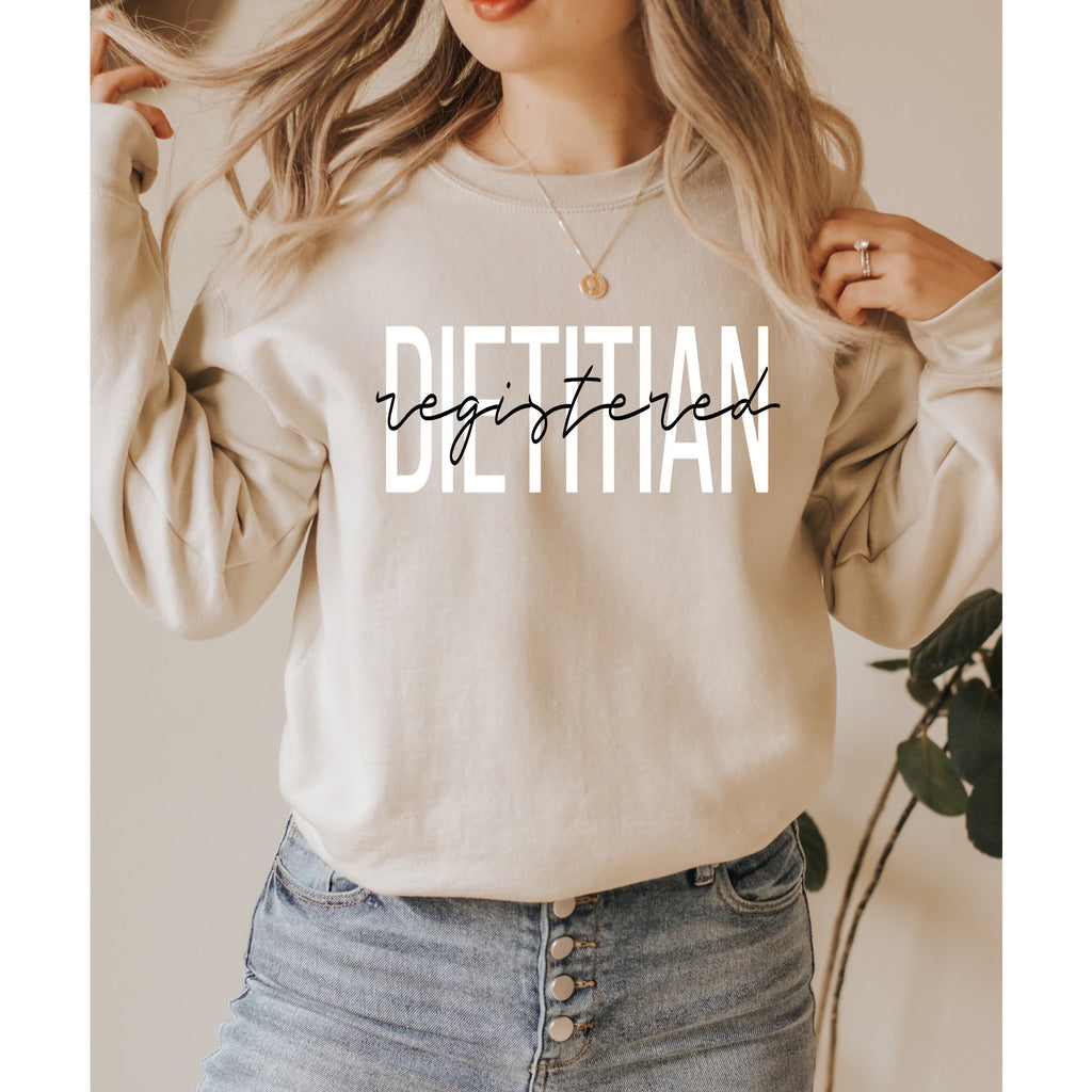 Registered Dietitian Sweatshirt | Dietitian Nutritionist Sweater | RD Sweater and Shirt | Graduation Gift for Dietitian Sweater