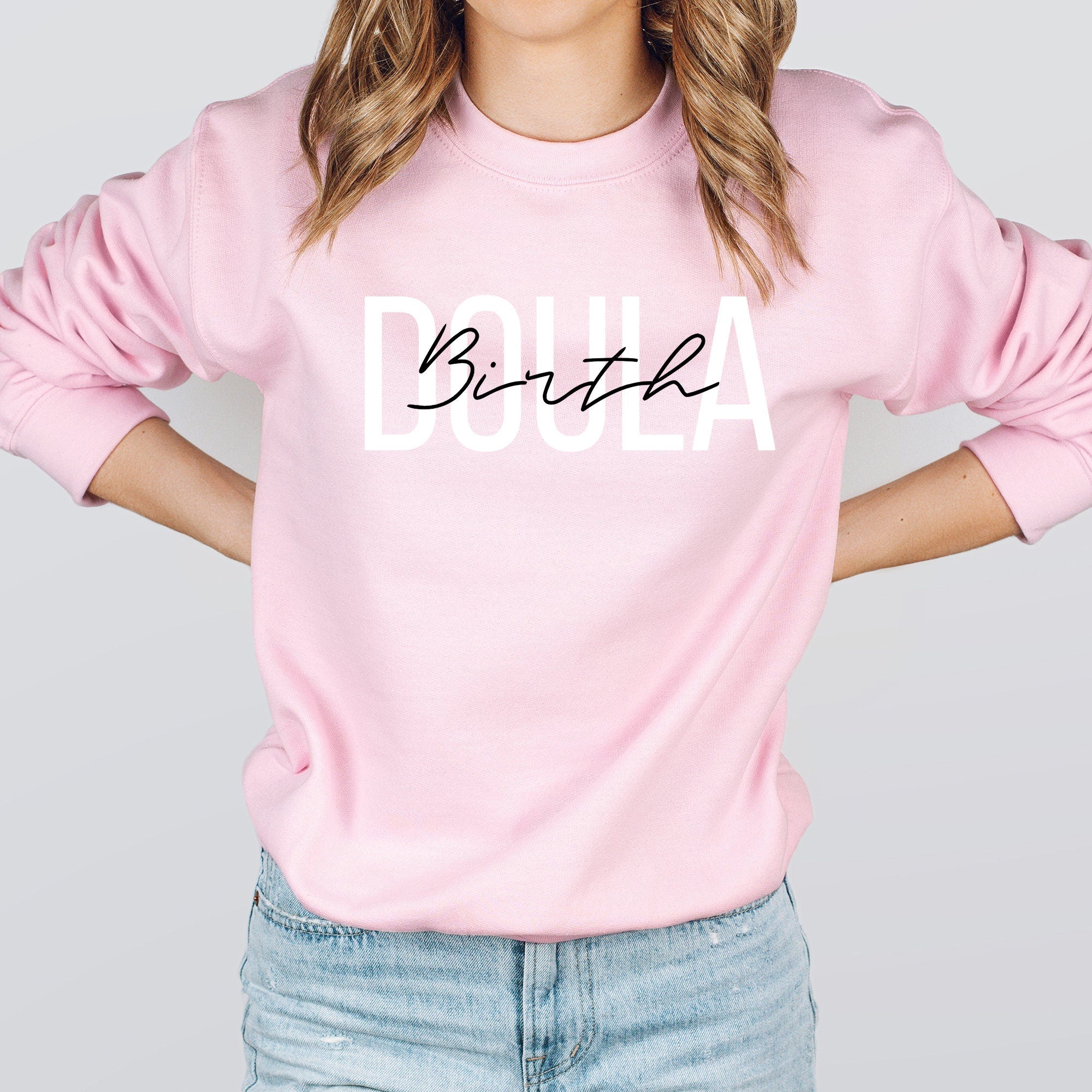 Doula Birth Sweatshirt, Let's Doula This Sweater, Midwife Life Shirt, Midwife Student T-Shirt, Birth Happens Doula Help Hoodie