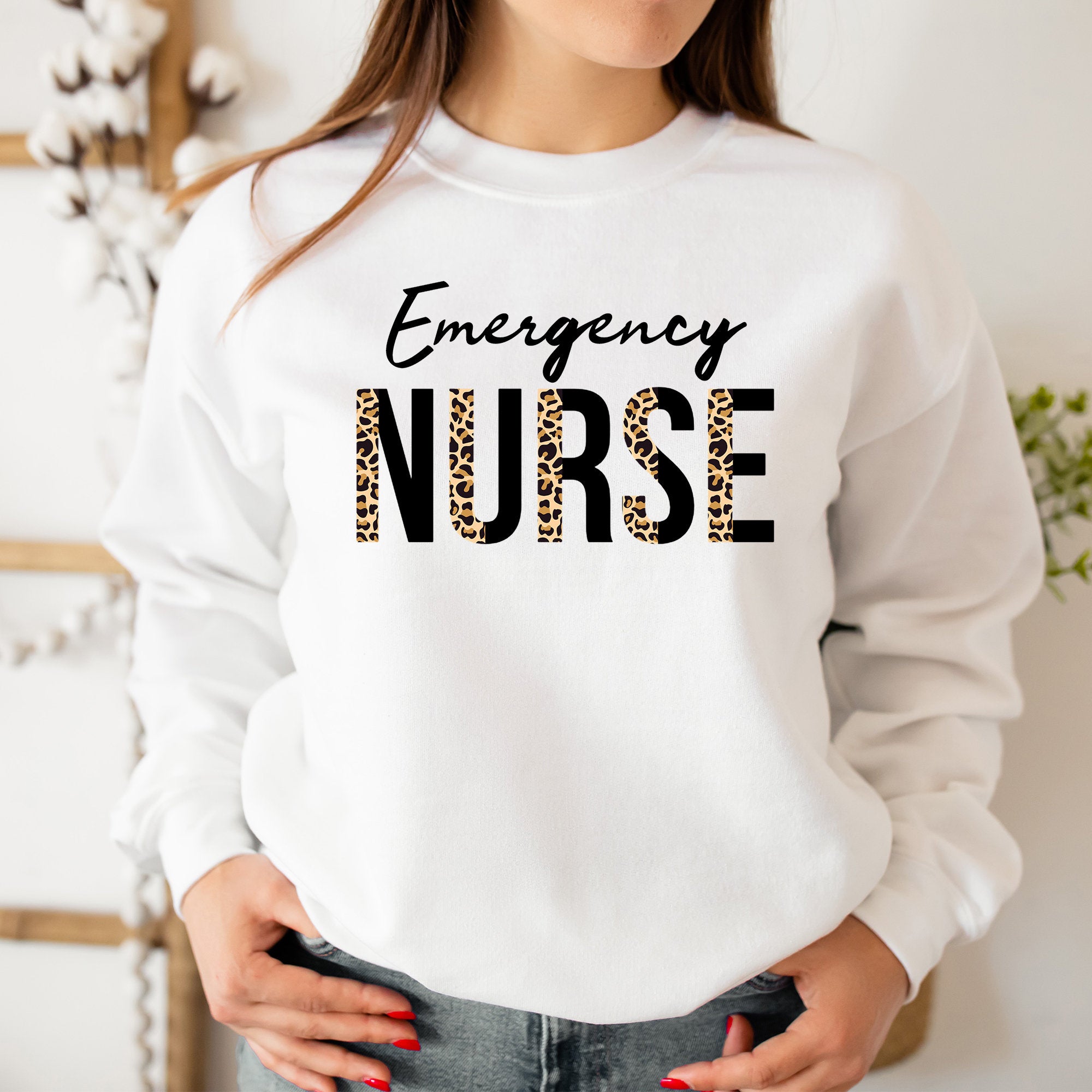 Emergency Nurse Sweatshirt, Emergency Room Nurse Sweater, ER Nursing School Shirt, Registered Nurse, Emergency Nurse Tee, ICU Nurse