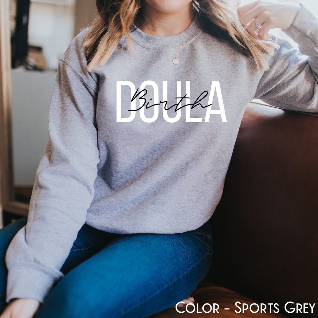 Doula Birth Sweatshirt, Let's Doula This Sweater, Midwife Life Shirt, Midwife Student T-Shirt, Birth Happens Doula Help Hoodie