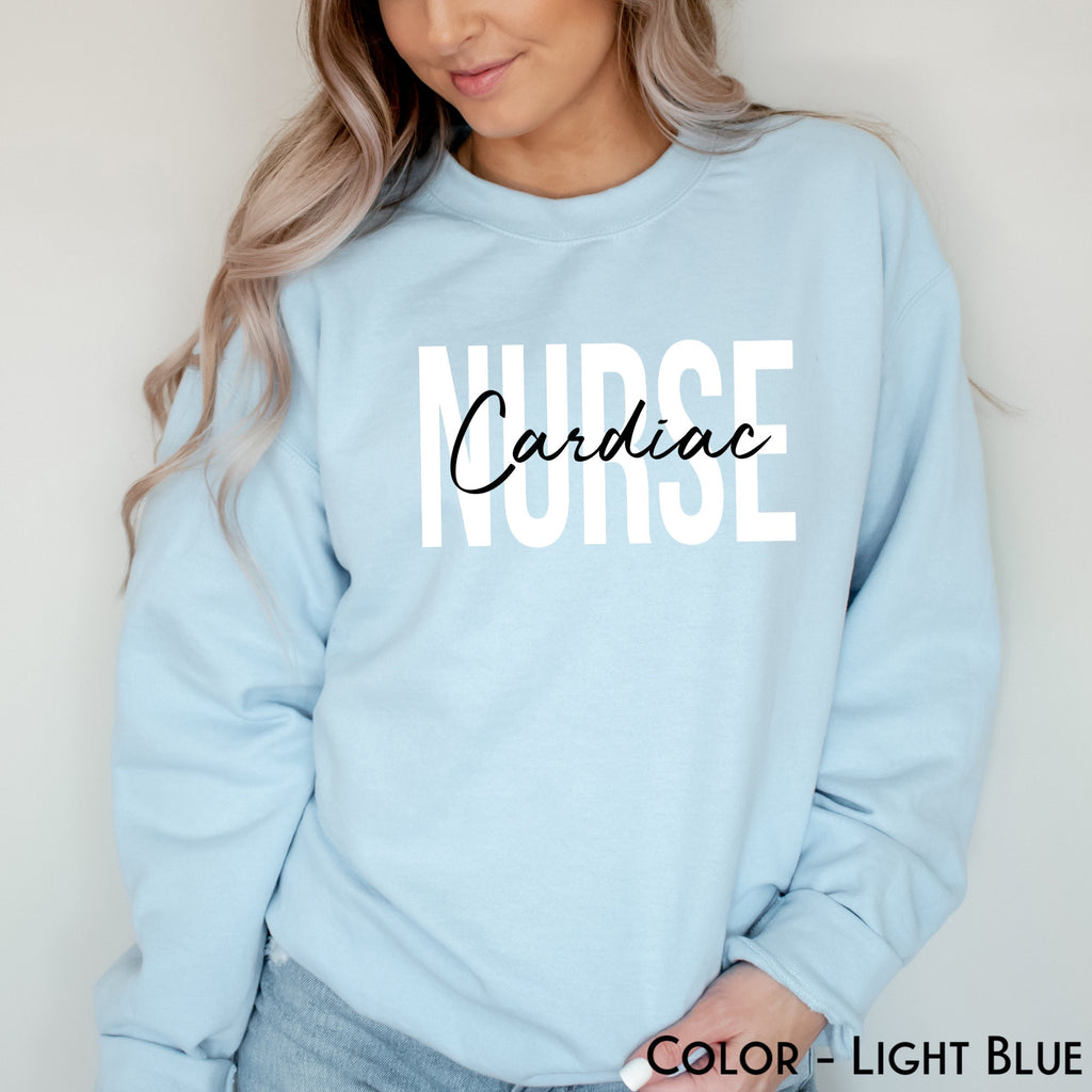 Cardiac Nurse Sweatshirt, Gift for Nurse Sweater, Nursing School Grad Shirt, ICU Nurse T-Shirt, ER Nurse Squad Shirt, Future Nurse Hoodie