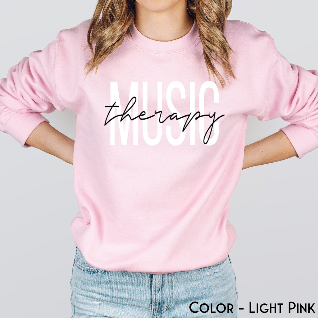 Music Therapy Sweatshirt, Music Therapist Sweater, Music Session Gift Shirt, Music Teacher T-Shirt, Musician Tee