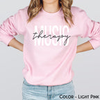 Music Therapy Sweatshirt, Music Therapist Sweater, Music Session Gift Shirt, Music Teacher T-Shirt, Musician Tee