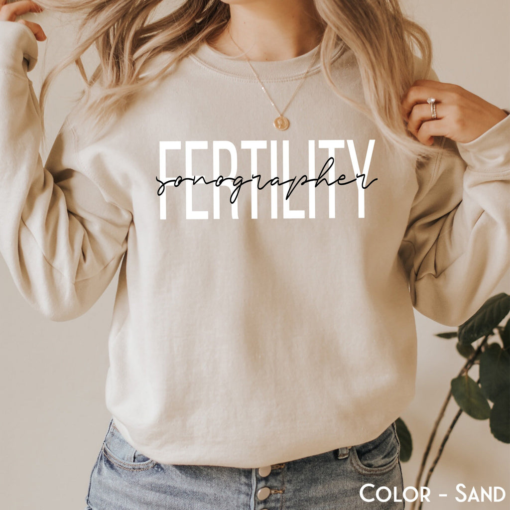 Fertility Sonographer Sweatshirt, Ultrasound Technologist Sweater, Cardiac Sonography Graduate Shirt, Rad Technologist, Radiologic Tech Tee
