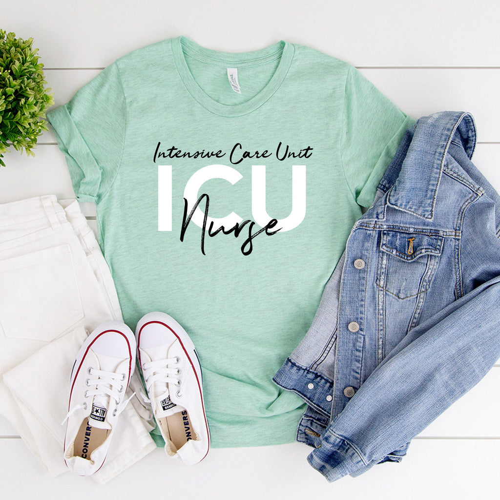 ICU Intensive Care Unit Nurse Shirt, PICU Nursing School Student T-Shirt, Emergency Registered Nurse Grad Shirt, Nurse in Training Sweater