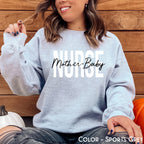 Mother-Baby Nurse Sweatshirt, Labor and Delivery Nurse Sweatshirt, Postpartum RN Shirt, Baby Nurse T-Shirt, Nurse Appreciation Hoodie
