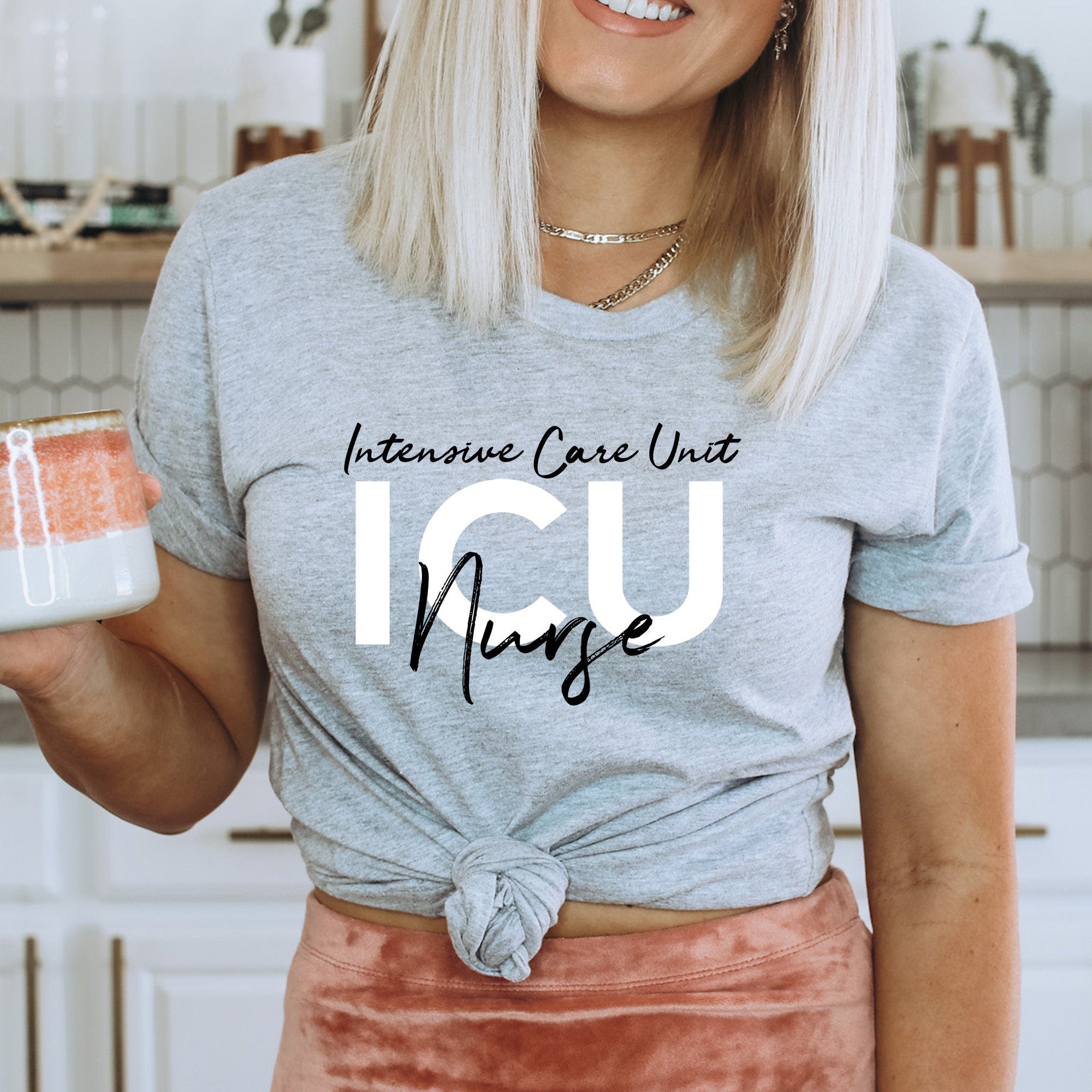 ICU Intensive Care Unit Nurse Shirt, PICU Nursing School Student T-Shirt, Emergency Registered Nurse Grad Shirt, Nurse in Training Sweater