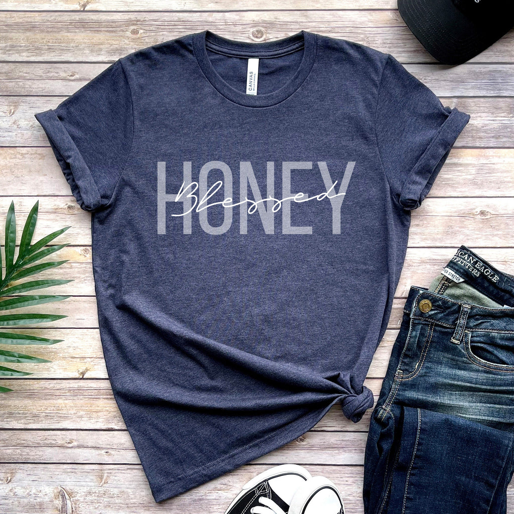 Blessed Honey Shirt, Honey Life T-Shirt, Mother's Day Gift, Cute Honey Tee, Grandma Gift for the Holiday, Honey Sweater
