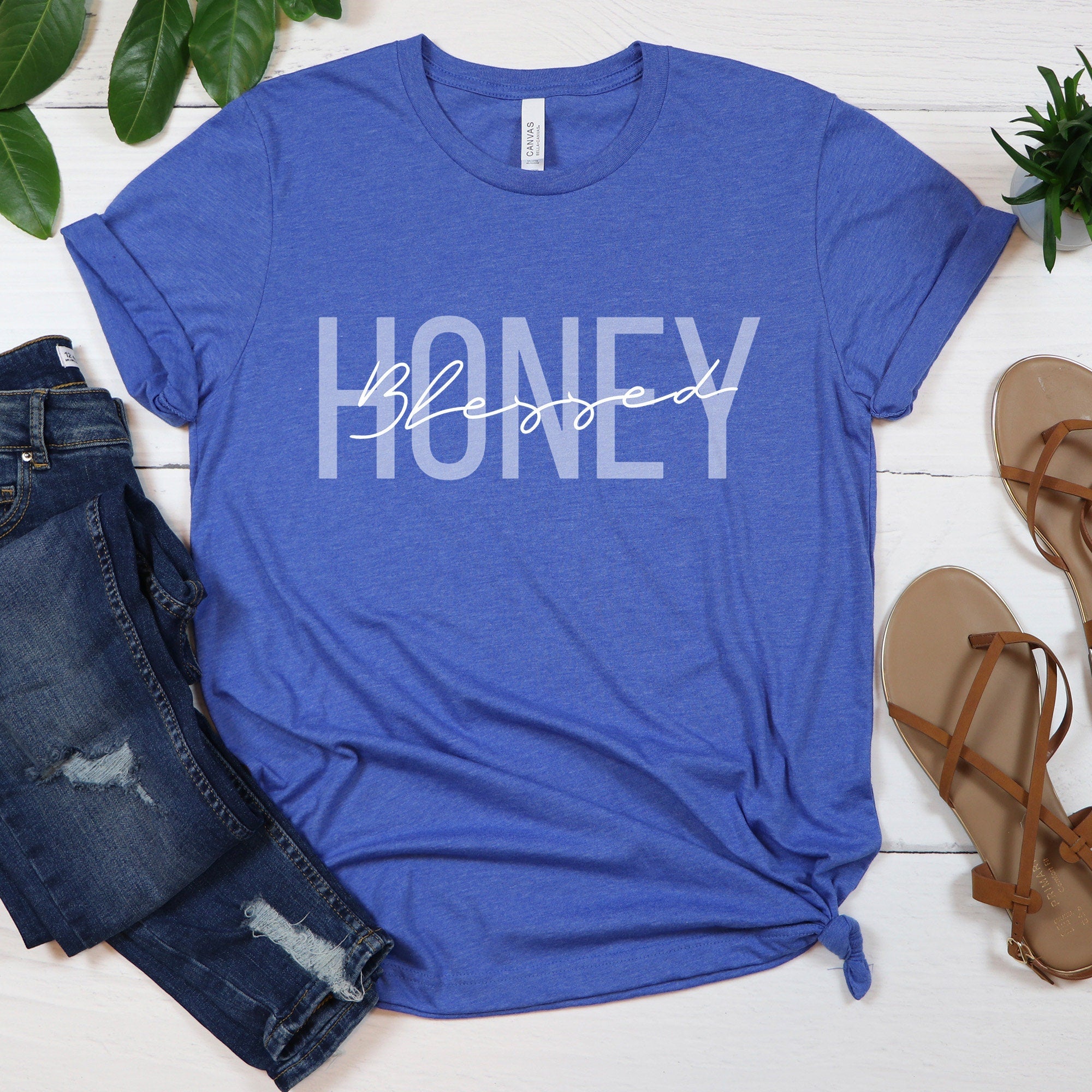 Blessed Honey Shirt, Honey Life T-Shirt, Mother's Day Gift, Cute Honey Tee, Grandma Gift for the Holiday, Honey Sweater