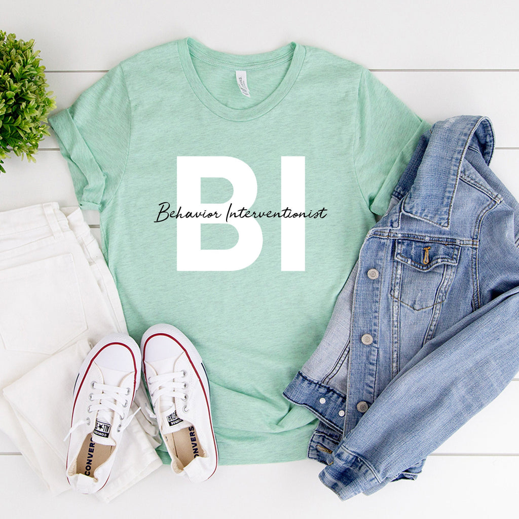 Behavior Interventionist BI Shirt, Behavior Intervention Specialist T-Shirt, Behavior Therapy Sweater, Behavior Analyst Shirt