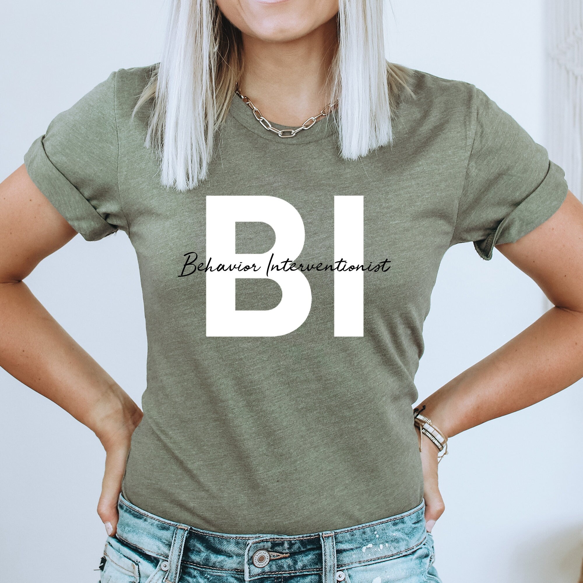 Behavior Interventionist BI Shirt, Behavior Intervention Specialist T-Shirt, Behavior Therapy Sweater, Behavior Analyst Shirt