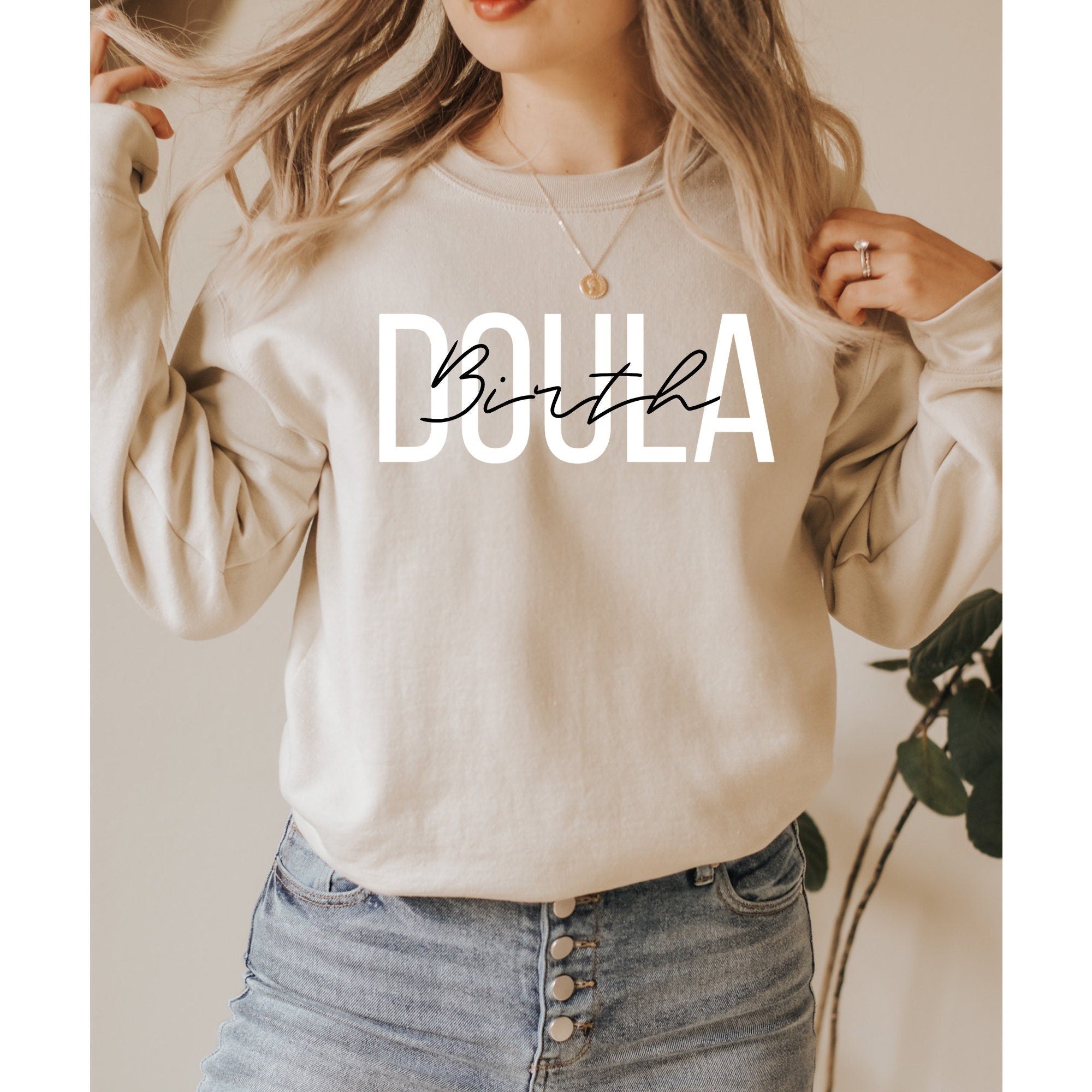 Doula Birth Sweatshirt, Let's Doula This Sweater, Midwife Life Shirt, Midwife Student T-Shirt, Birth Happens Doula Help Hoodie