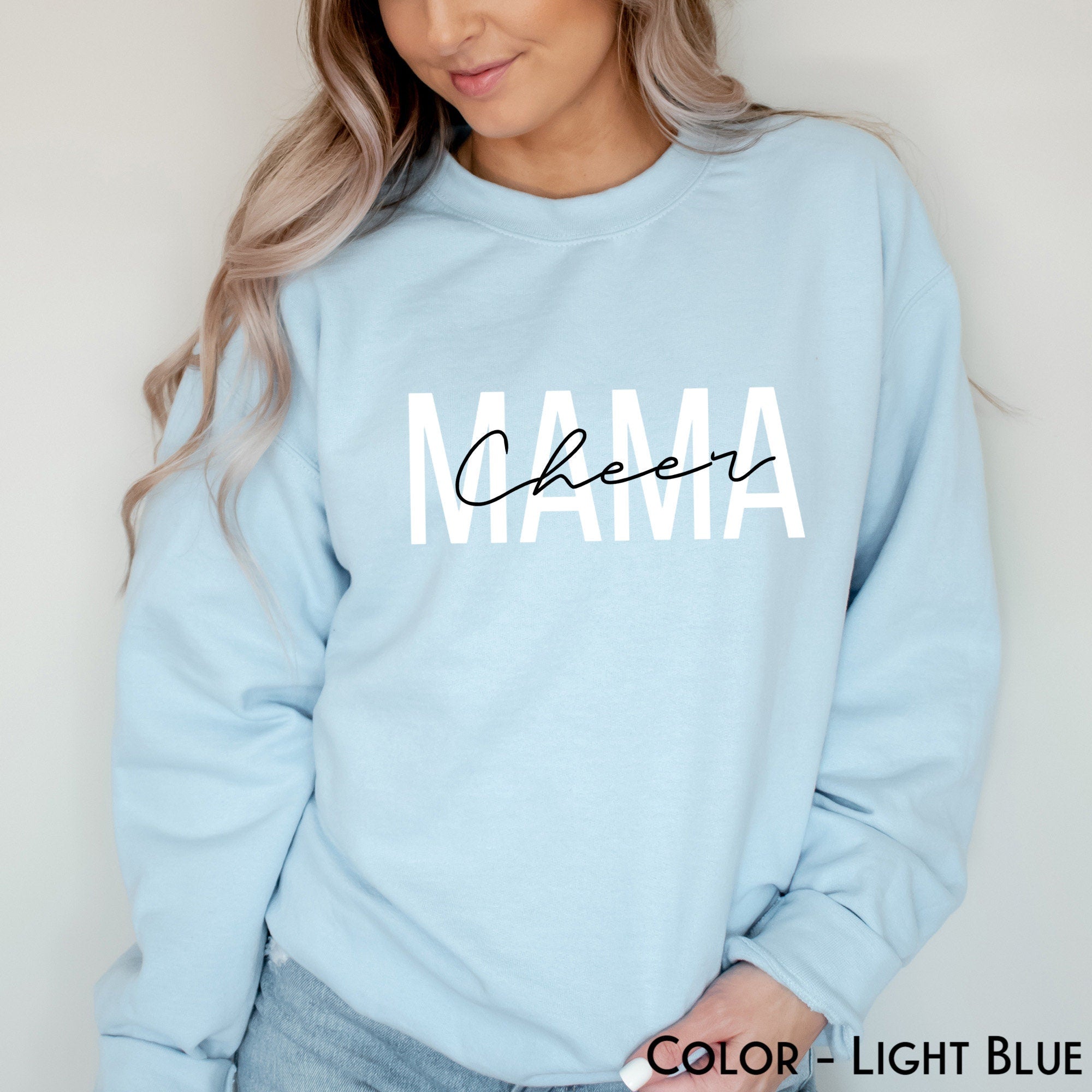 Cheer Mama Sweatshirt, Cheer Mom Sweater, Mommy T-Shirt, Cheer Spirit Wear, Mom Life Shirt, Funny Mom Hoodie
