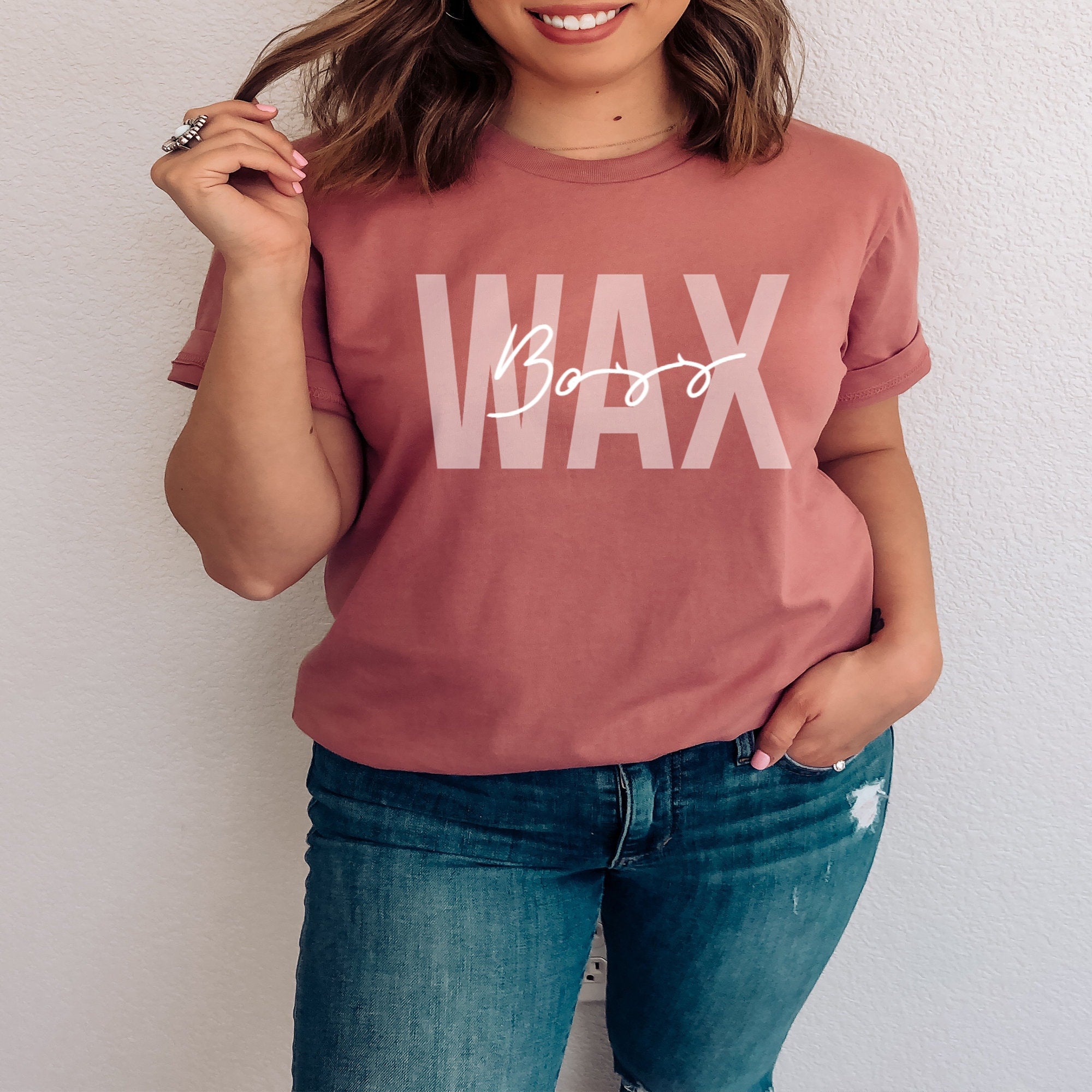 Wax Boss Shirt, Wax Technician T-Shirt, Esthetician Shirt for Her, Lash Tech Gift, Mascara Lover, Cosmetology Cosmetologist Shirt