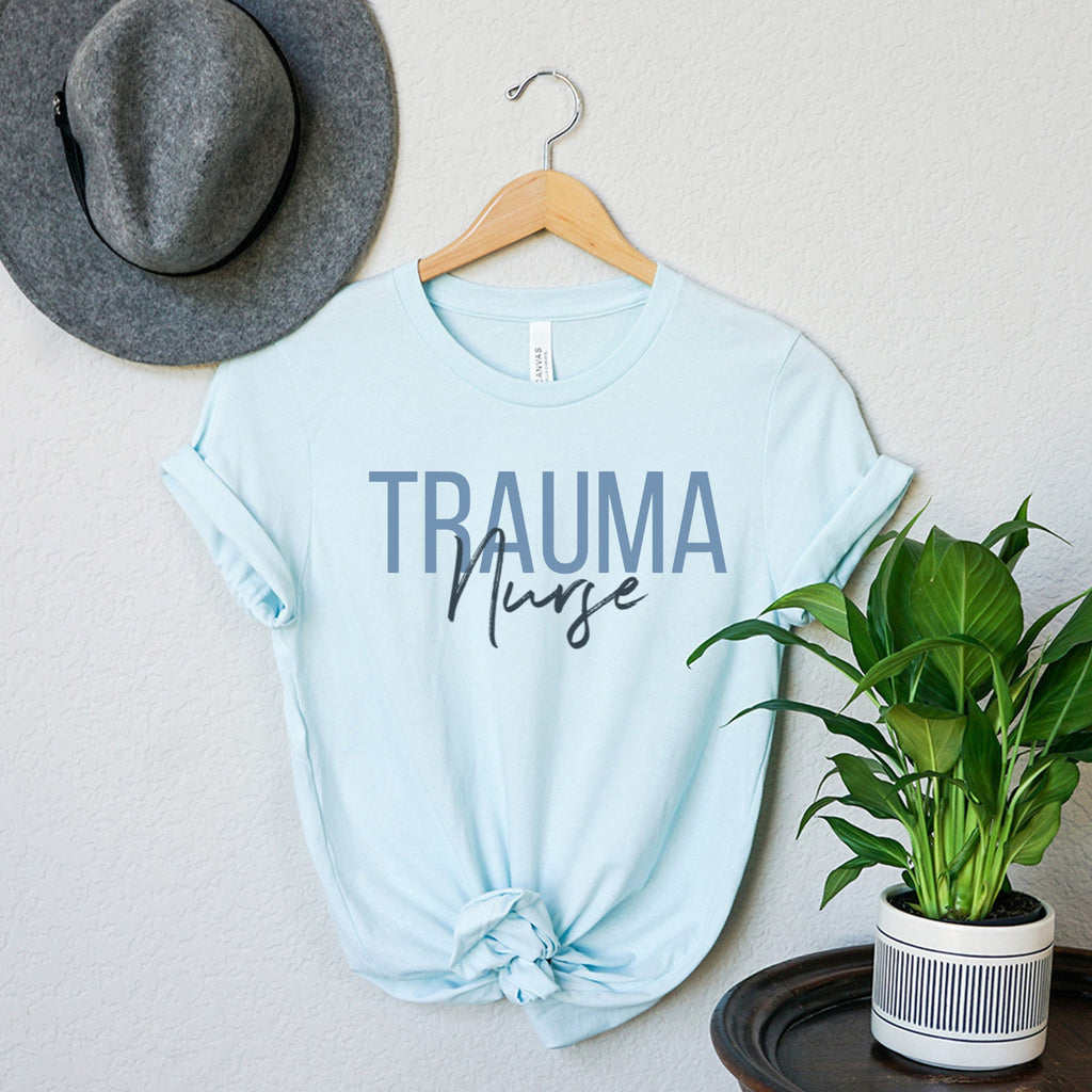 Trauma Nurse T-Shirt, Emergency Nurse Shirt, Nursing School Grad Tee, Trauma Sweater, ICU Nurse Shirt, Nurse Appreciation Sweatshirt
