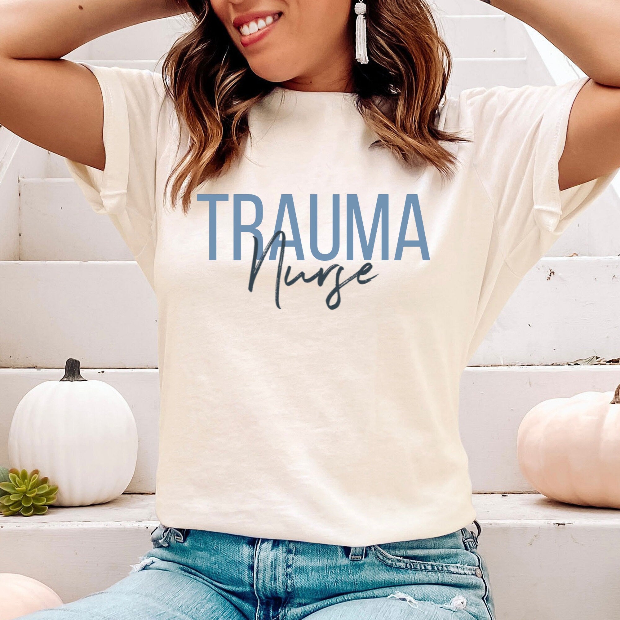 Trauma Nurse T-Shirt, Emergency Nurse Shirt, Nursing School Grad Tee, Trauma Sweater, ICU Nurse Shirt, Nurse Appreciation Sweatshirt