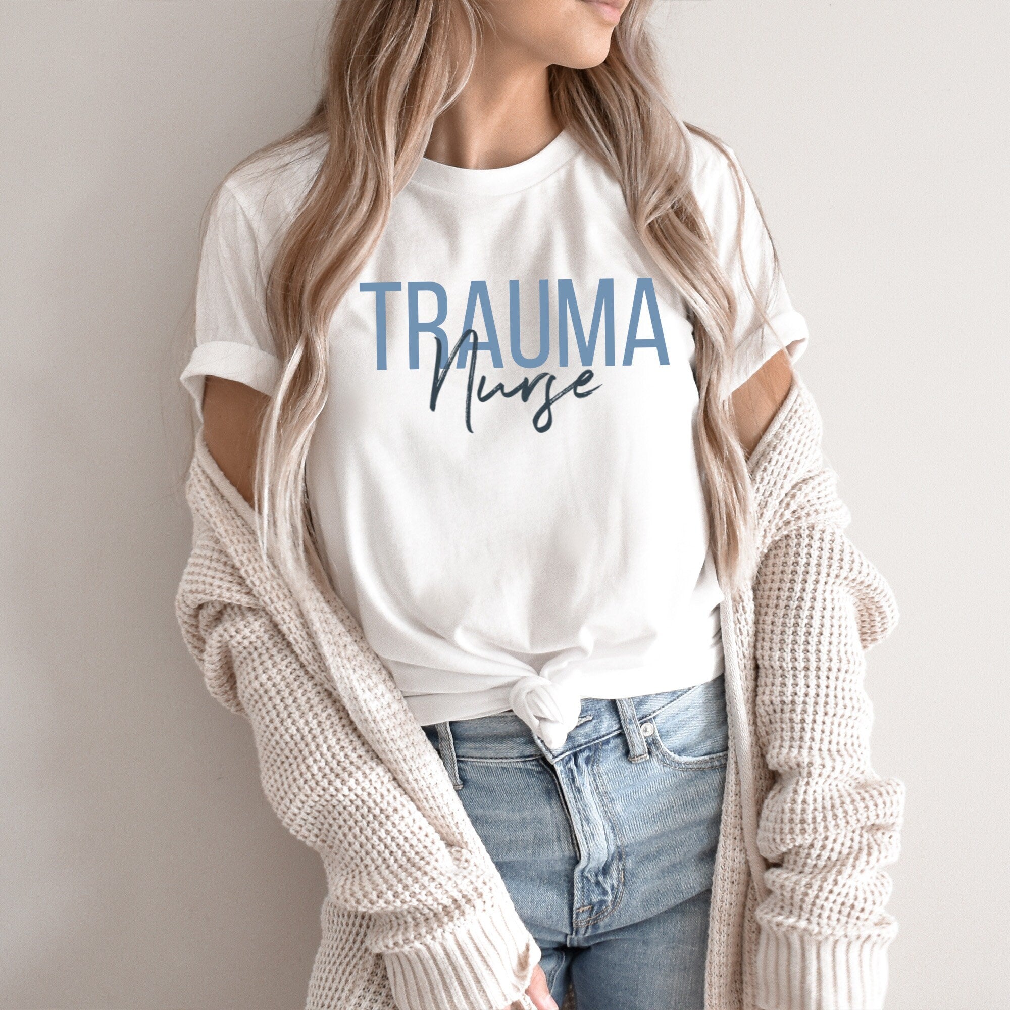 Trauma Nurse T-Shirt, Emergency Nurse Shirt, Nursing School Grad Tee, Trauma Sweater, ICU Nurse Shirt, Nurse Appreciation Sweatshirt