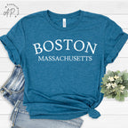 Boston Massachusetts Shirt, Boston MA T-Shirt, Boston Sweatshirt, Massachusetts Sweater, Bostonian Shirt