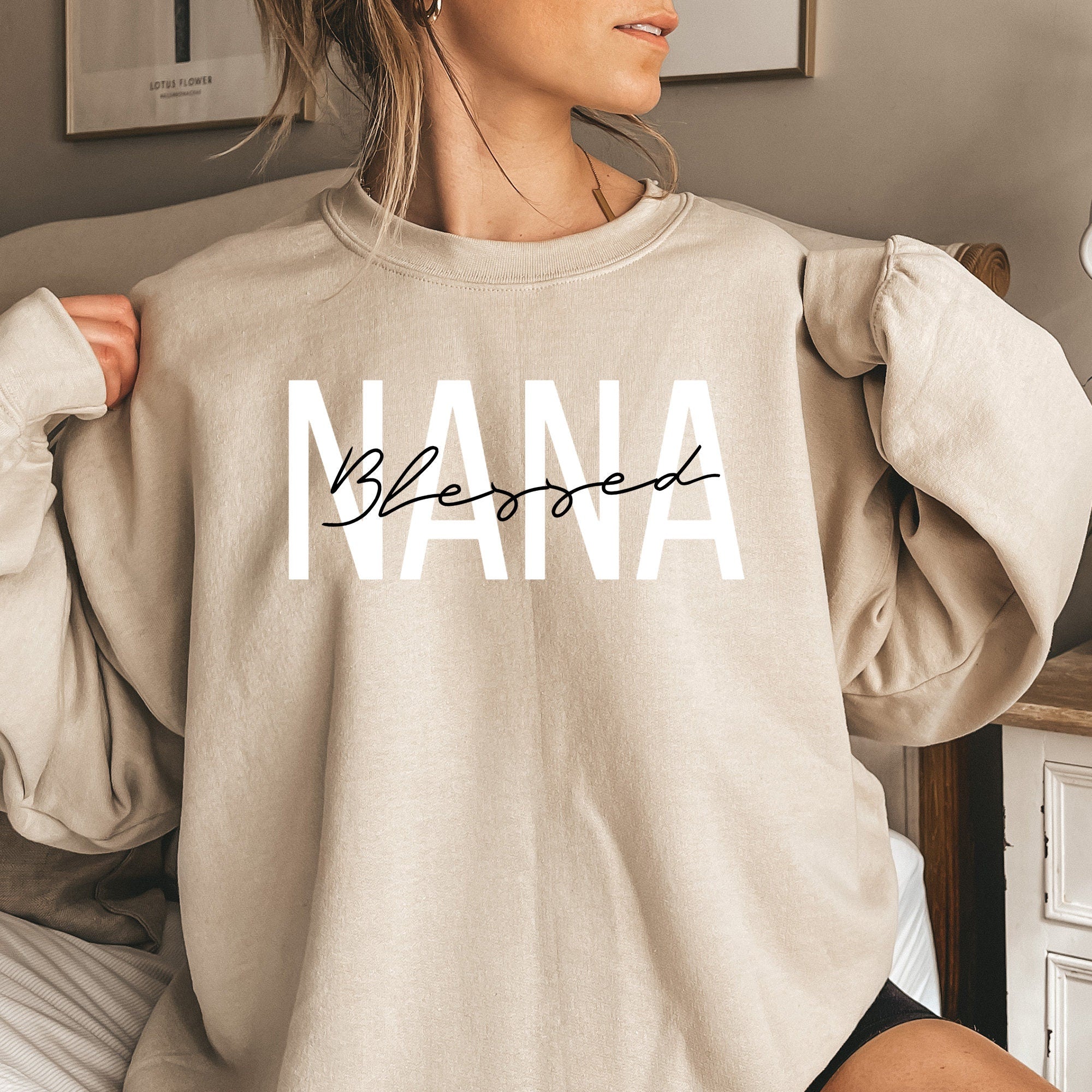 Blessed Nana Sweatshirt, Nana Life Sweater, Granny Gift, Grandmother Hoodie, Nana Shirt, Mother's Day Gift, Gift for Nanny
