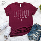 Oncology Nurse Squad T-Shirt, Cancer Team Gift