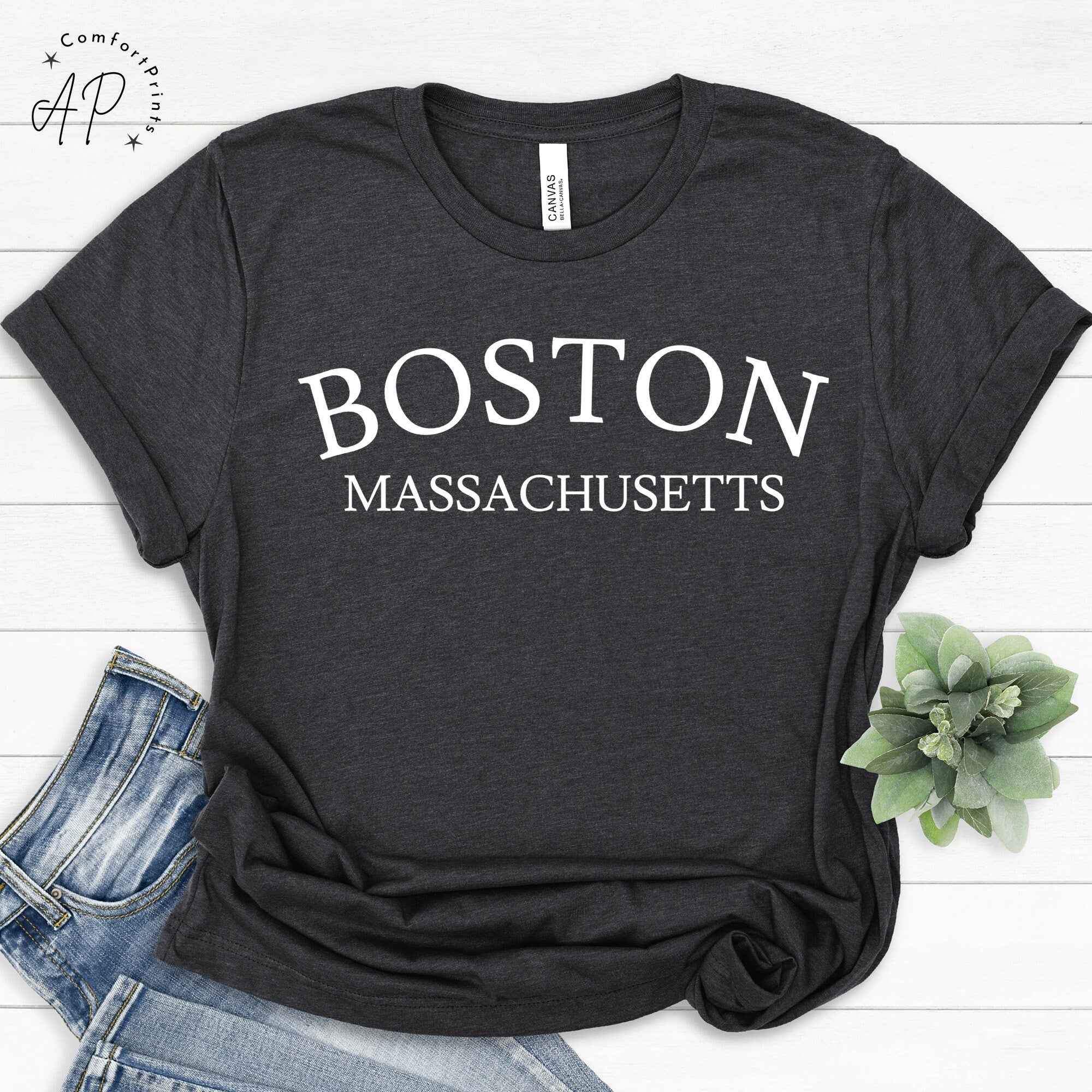 Boston Massachusetts Shirt, Boston MA T-Shirt, Boston Sweatshirt, Massachusetts Sweater, Bostonian Shirt