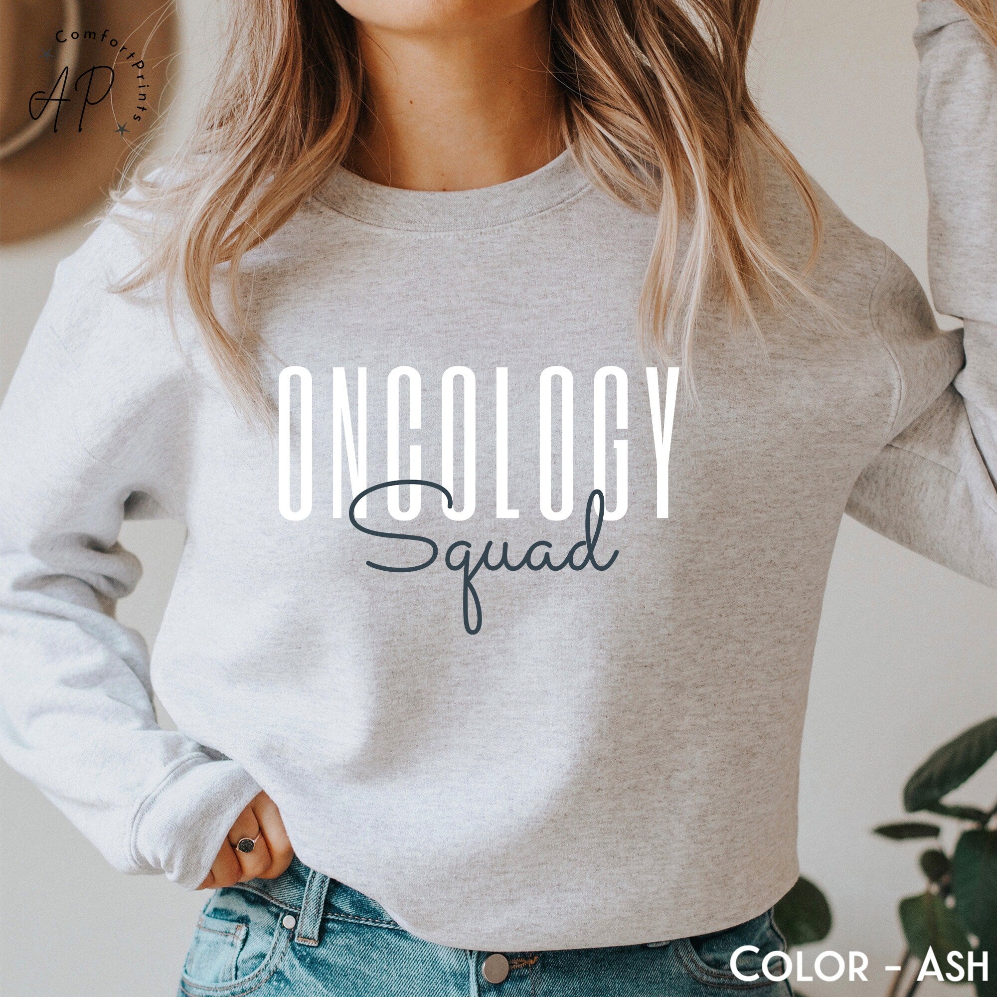 Oncology Nurse Squad Sweatshirt, Cancer Nurse Specialist Sweater, Radiation Oncologist Team Gift, Nurse Practitioner Tee, Chemo Nurse Shirt
