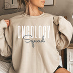 Oncology Nurse Squad Sweatshirt, Cancer Nurse Specialist Sweater, Radiation Oncologist Team Gift, Nurse Practitioner Tee, Chemo Nurse Shirt
