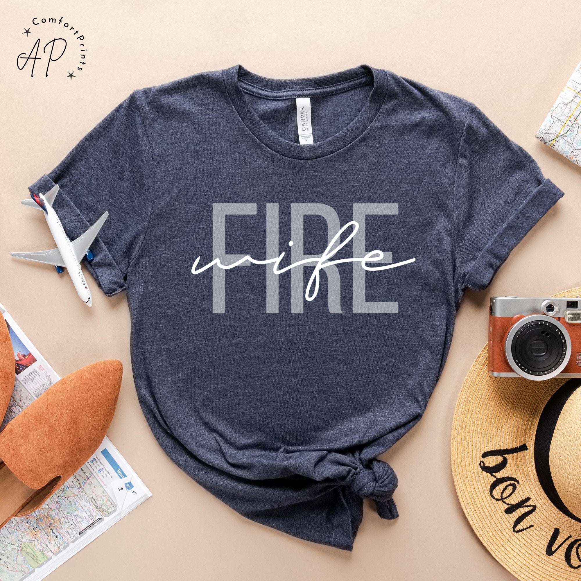 Firefighter Wife Shirt, Fireman Wife T-Shirt, Wife of Firefighter Sweatshirt, Gift for New Fire Wife Sweater