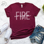 Firefighter Wife Shirt, Fireman Wife T-Shirt, Wife of Firefighter Sweatshirt, Gift for New Fire Wife Sweater