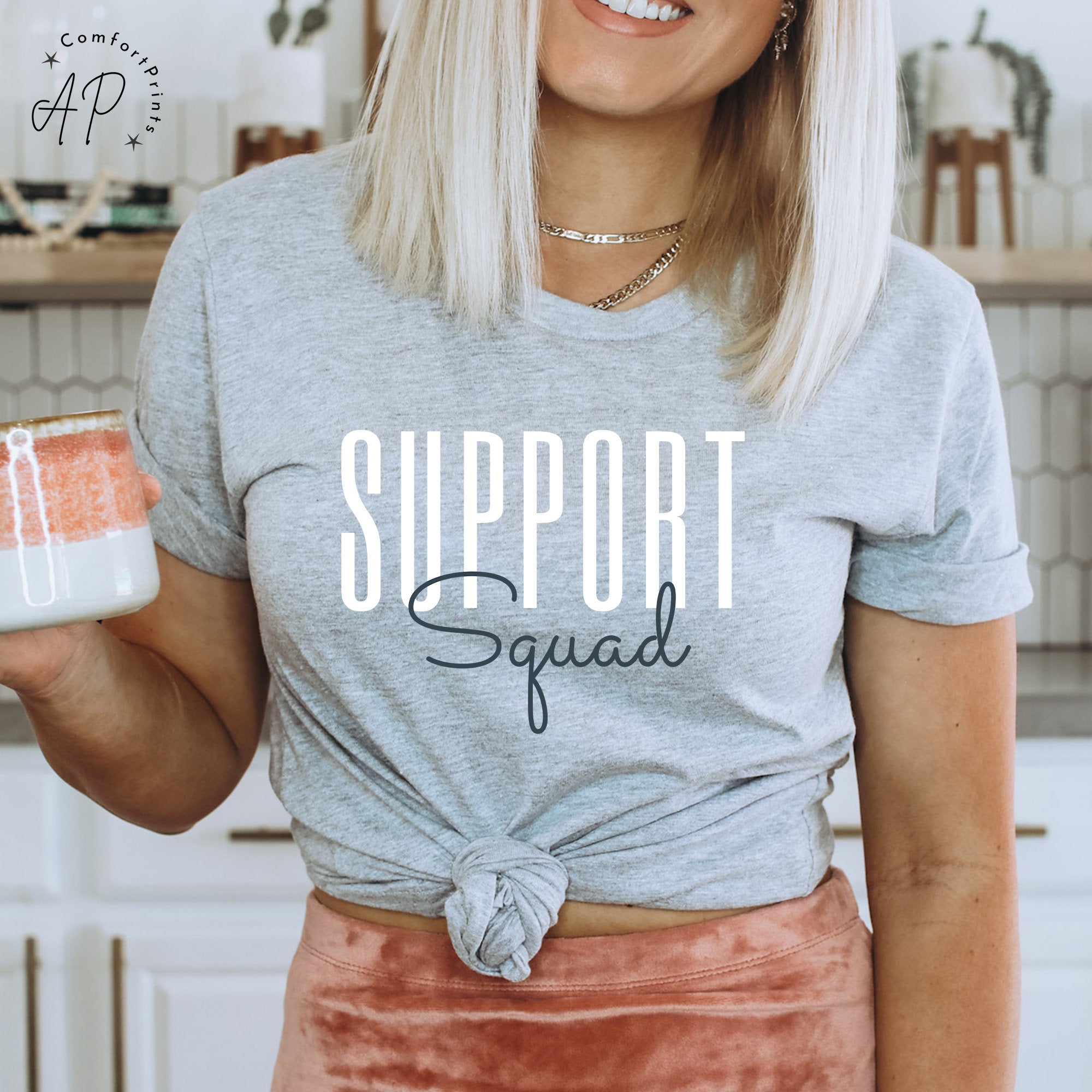Support Squad Shirt, Support Teacher T-Shirt, Teacher Appreciation Sweatshirt, School Support Staff Sweater, Office Squad Shirt
