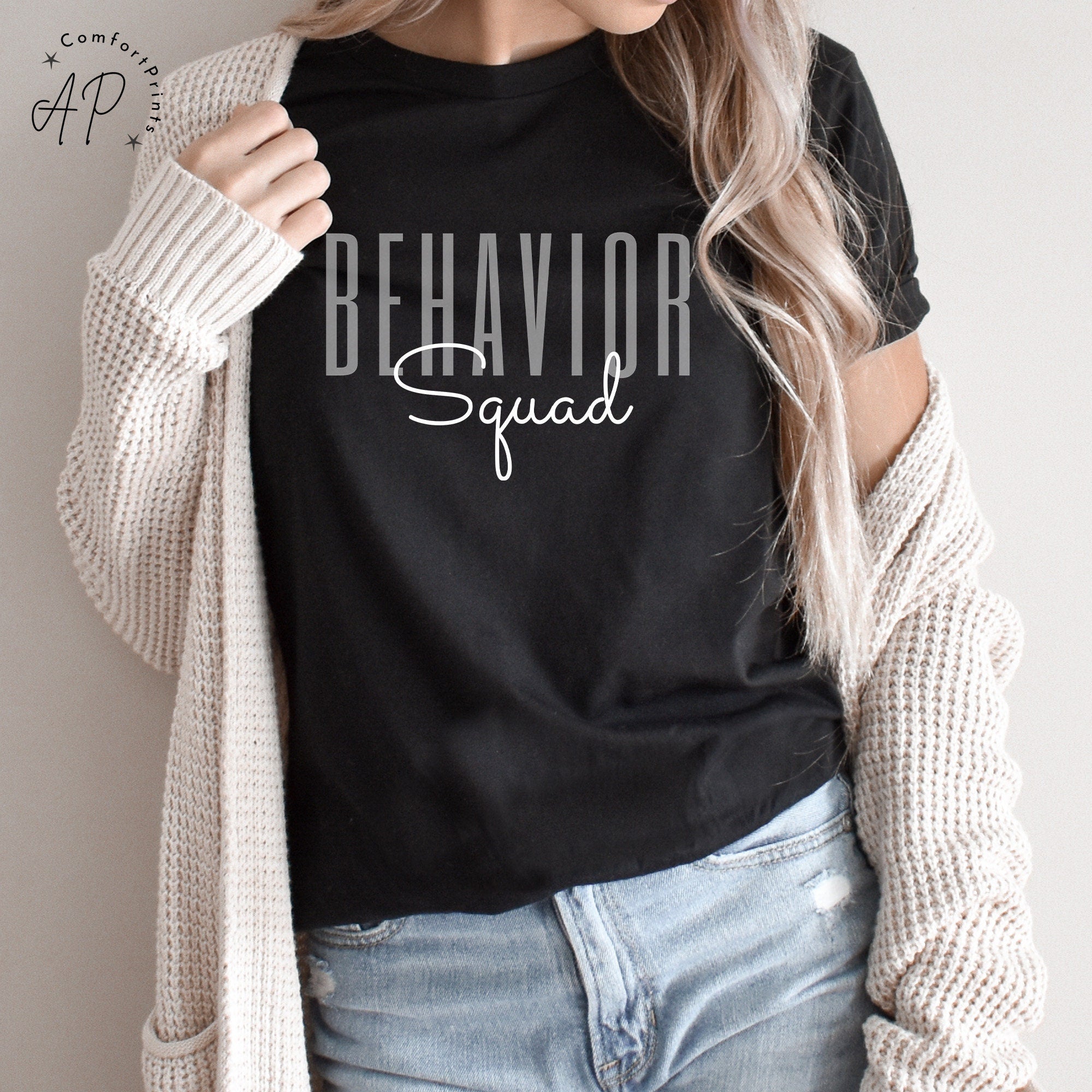 Behavior Squad T-Shirt, Behavior Analyst Shirt, Behavior Specialist T-Shirt, Behavior Therapist Shirt, Behavior Therapy Tee