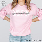 Dyslexia Specialist Sweatshirt, Dyslexia Therapist Sweater, Dyslexia Awareness Shirt, Dyslexia Teacher Gift, Dyslexia Therapy T-Shirt