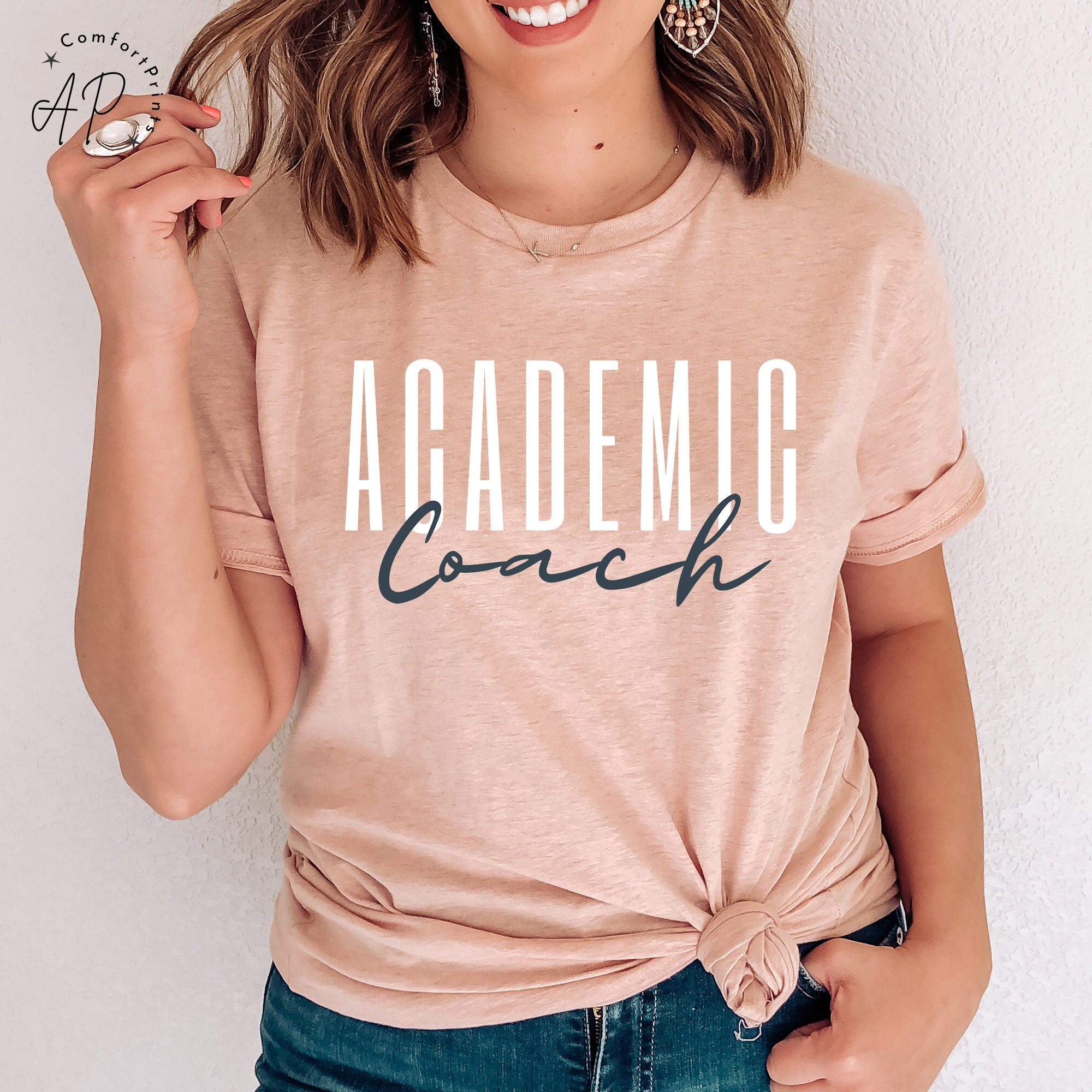 Academic Coach Shirt, Instructional Coach T-Shirt, Instructional Assistant Educational Coach T-Shirt, Instructional Teacher Sweatshirt