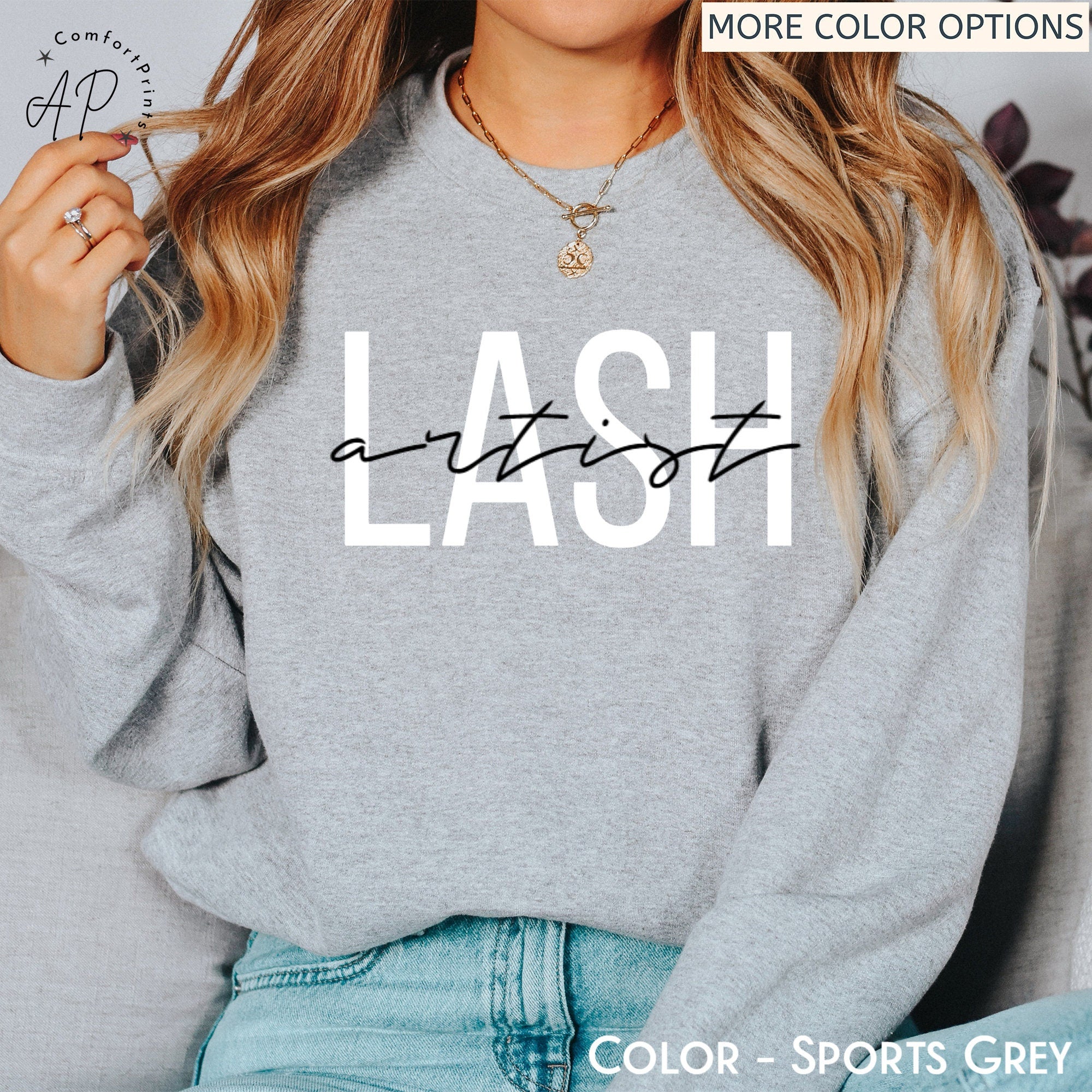 Lash Artist Sweatshirt, Lash Boss Sweater, Eyelash Extension Shirt, Lash Tech Gift, Makeup Artist T-Shirt, PMU Grad Hoodie, Mascara Lover