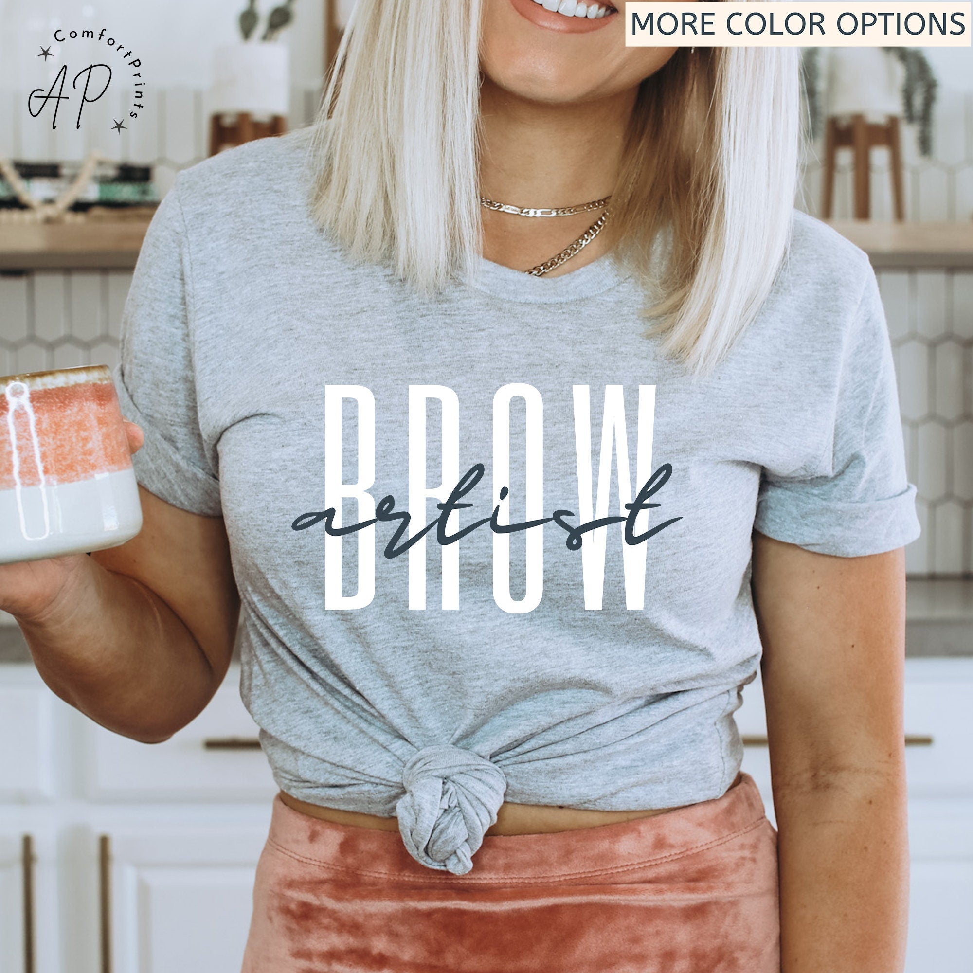 Brow Artist Shirt, Brow Therapist Esthetician T-Shirt, Eyelash Extension Tee, Lash Tech Gift, Mascara Lover, Cosmetology Cosmetologist Shirt