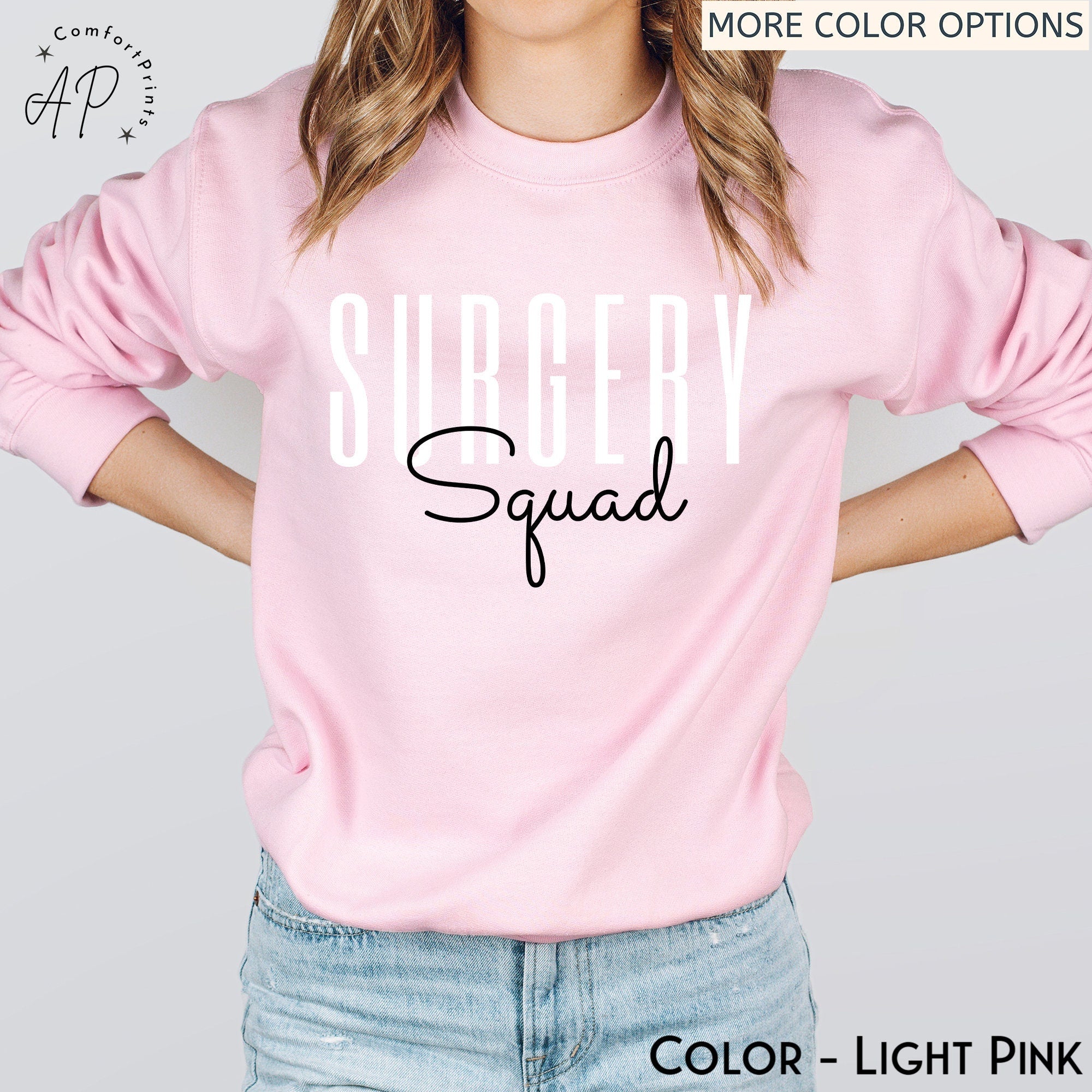 Surgery Squad Sweatshirt, Surgery Team Sweater, Operating Room Nurse Hoodie, Surgical Tech Shirt, OR Surgeon T-Shirt