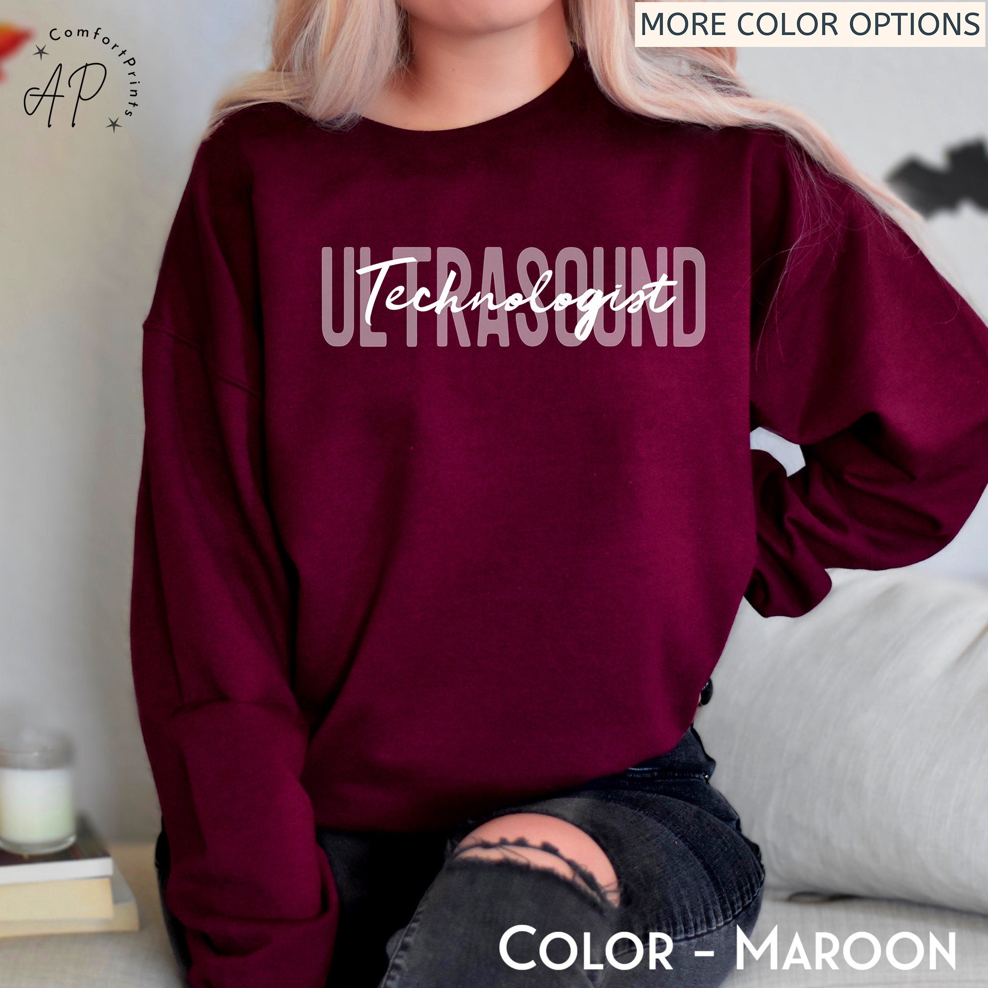 Ultrasound Technologist Sweatshirt | Sonography Graduate Sweater | Radiographer Hoodie | Gift for RDMS Tech | Ultrasound Tech